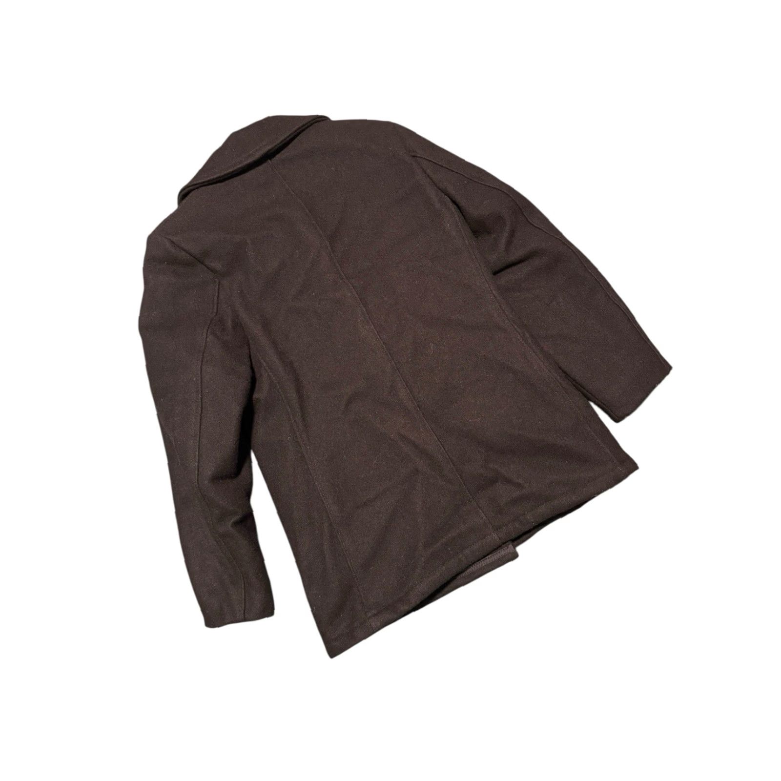 Schott VINTAGE SCHOTT US 740N Womens Pea Coat/Jacket MFG NY Size 6 Black Wool Made In USA Wool Blend Dry Clean Only Regular Fit Long Sleeve Button Coat Size M / US 6-8 / IT 42-44 - 7 Thumbnail