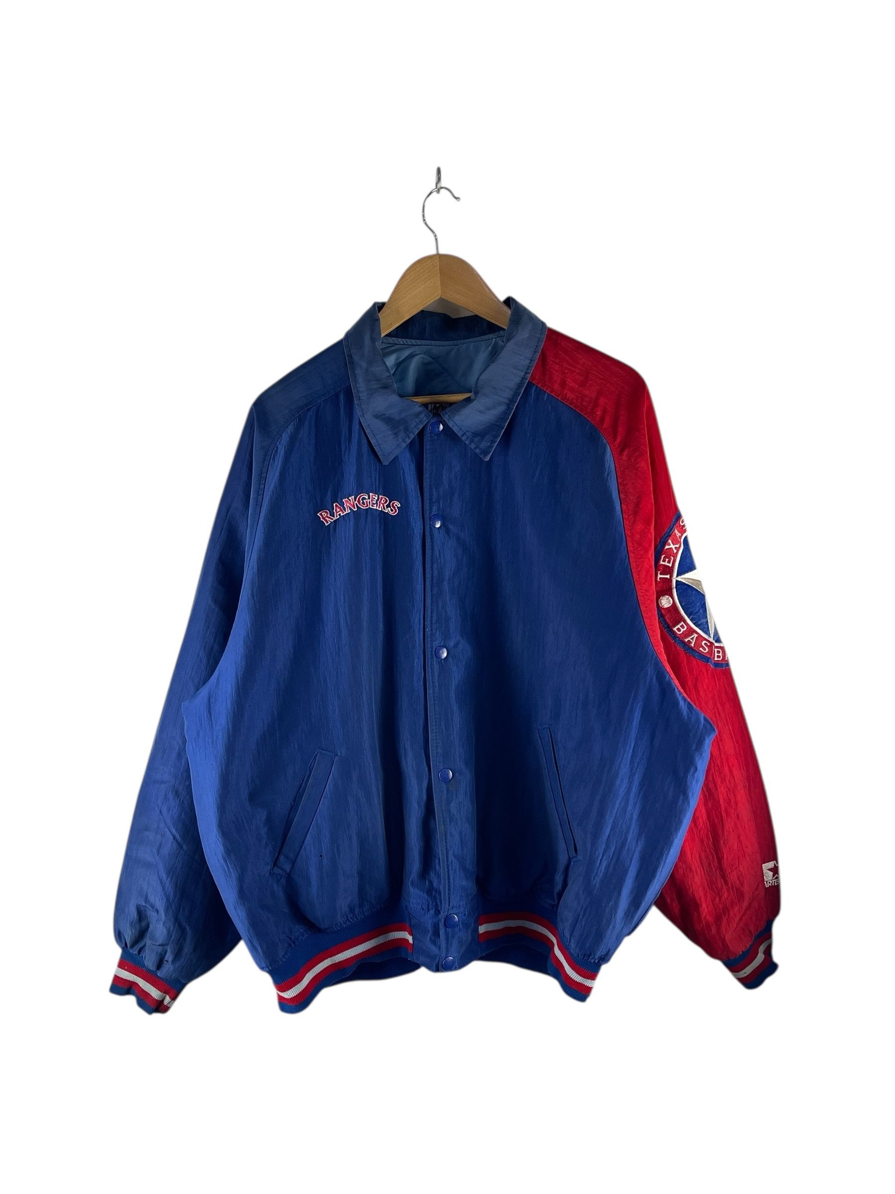 Starter Vintage starter Texas Rangers bomber puffer jacket Size US XL / EU 56 / 4 - 1 Thumbnail
