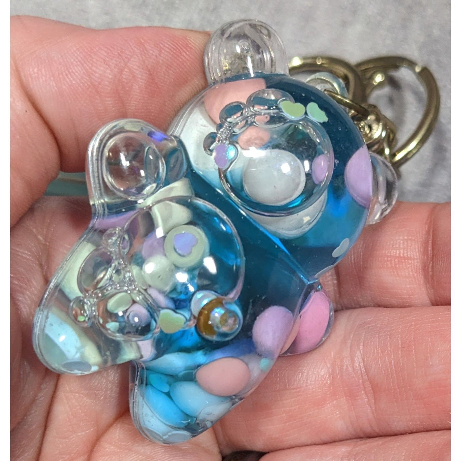Other Kawaii The Sunshine Unicorn Blue Bear Cub Keychain Size ONE SIZE - 7 Thumbnail