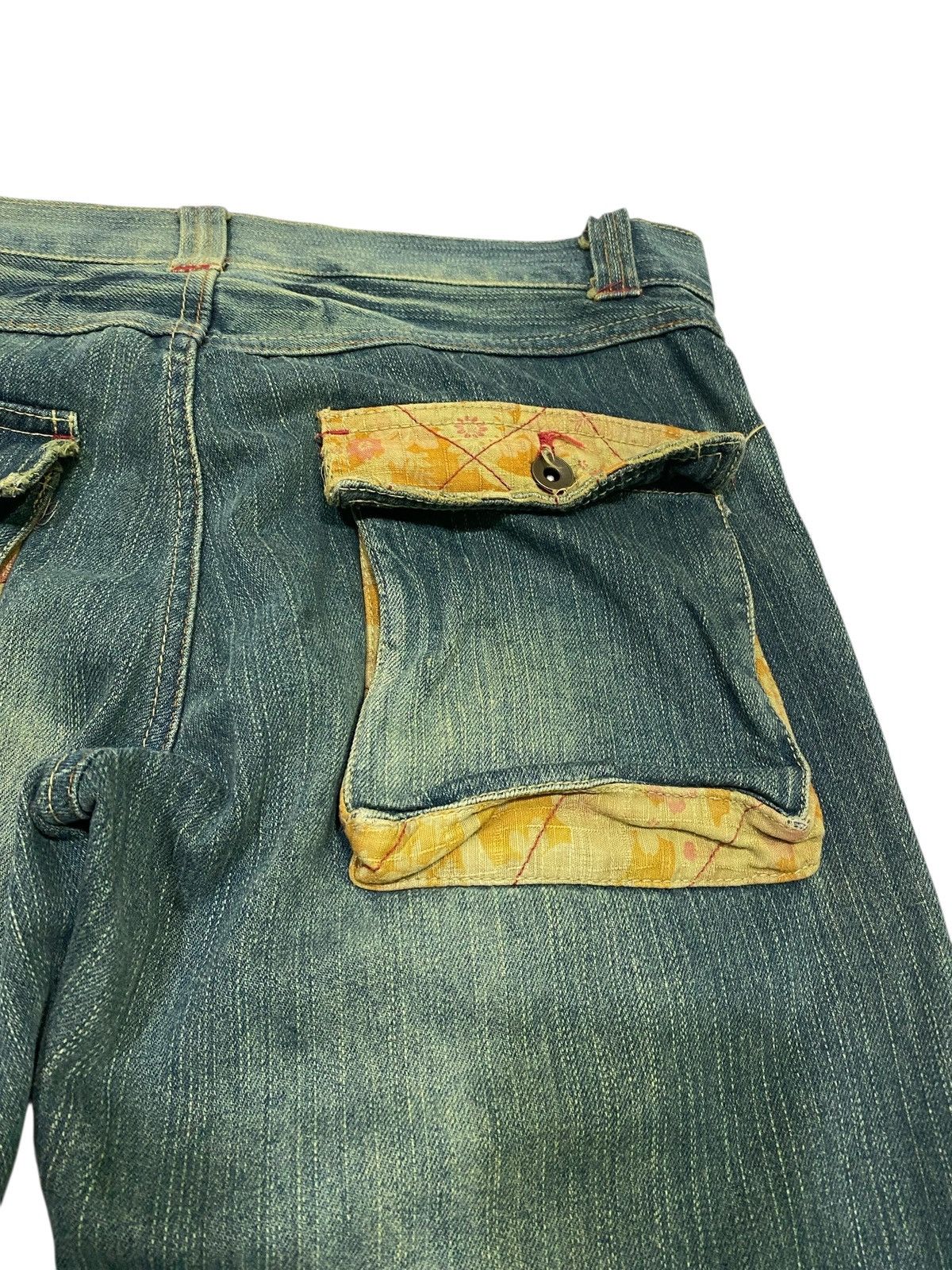Kapital Japanese brand X Gumu International flare jeans Size US 34 / EU 50 - 7 Thumbnail