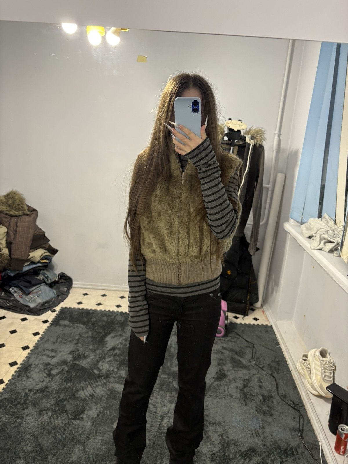 Hysteric Glamour 00s Y2K If Six Was Nine Type Full Faux Fur Size M / US 6-8 / IT 42-44 - 3 Thumbnail