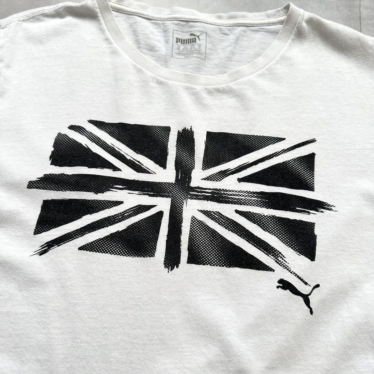 Hysteric Glamour Y2K Puma British London Flag Vintage T Shirt Galliano Vibe Size US M / EU 48-50 / 2 - 4 Thumbnail
