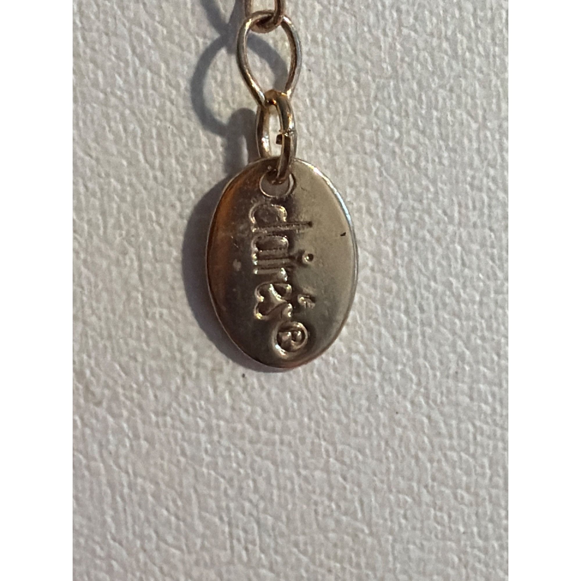 Other Dainty Gold Tone Necklace Virgo Pendant Script Claire's Zodi Size ONE SIZE - 5 Thumbnail