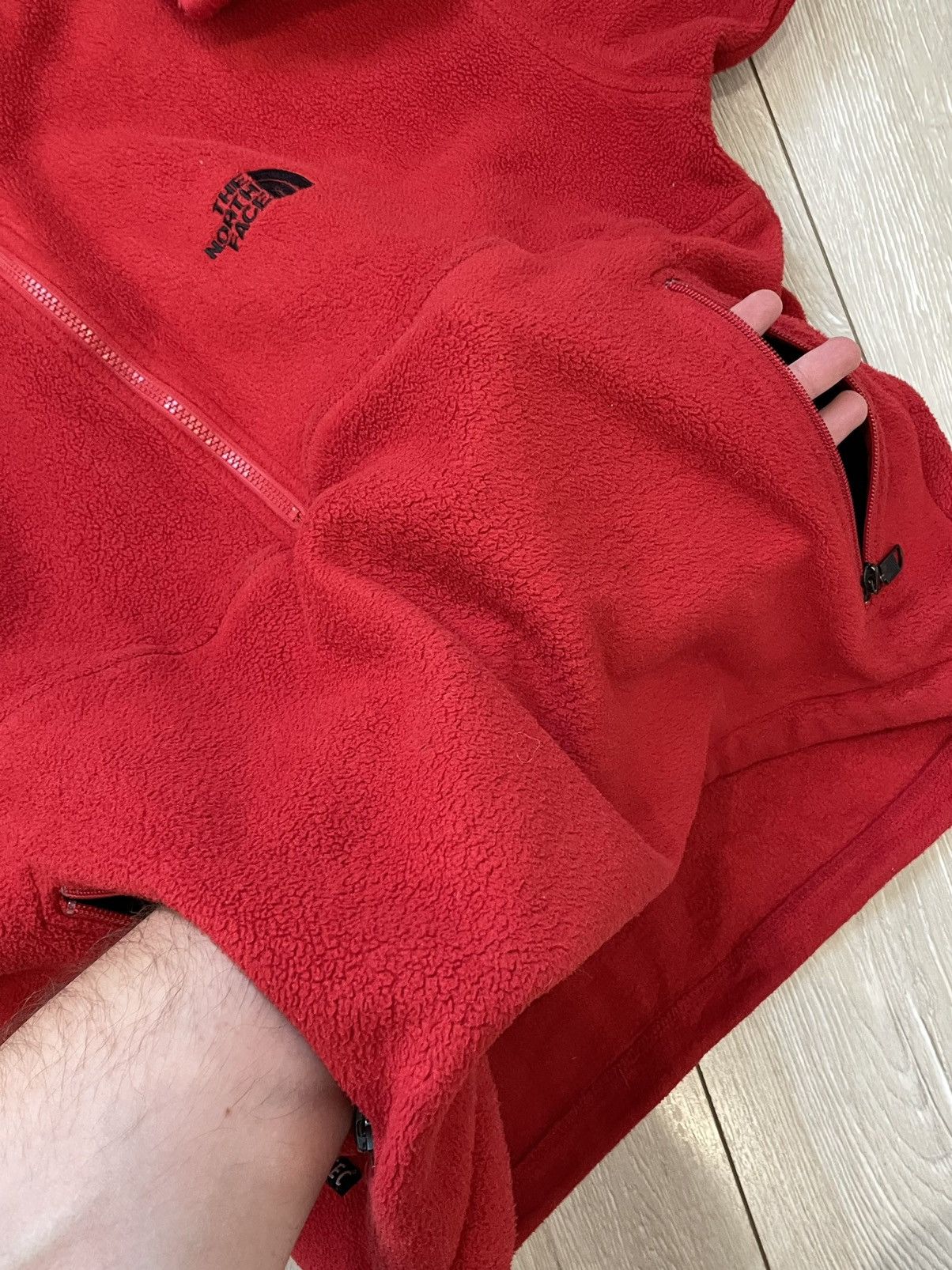 The North Face × Vintage Vintage The North Face Zipper fleece Jacket Size US L / EU 52-54 / 3 - 14 Thumbnail