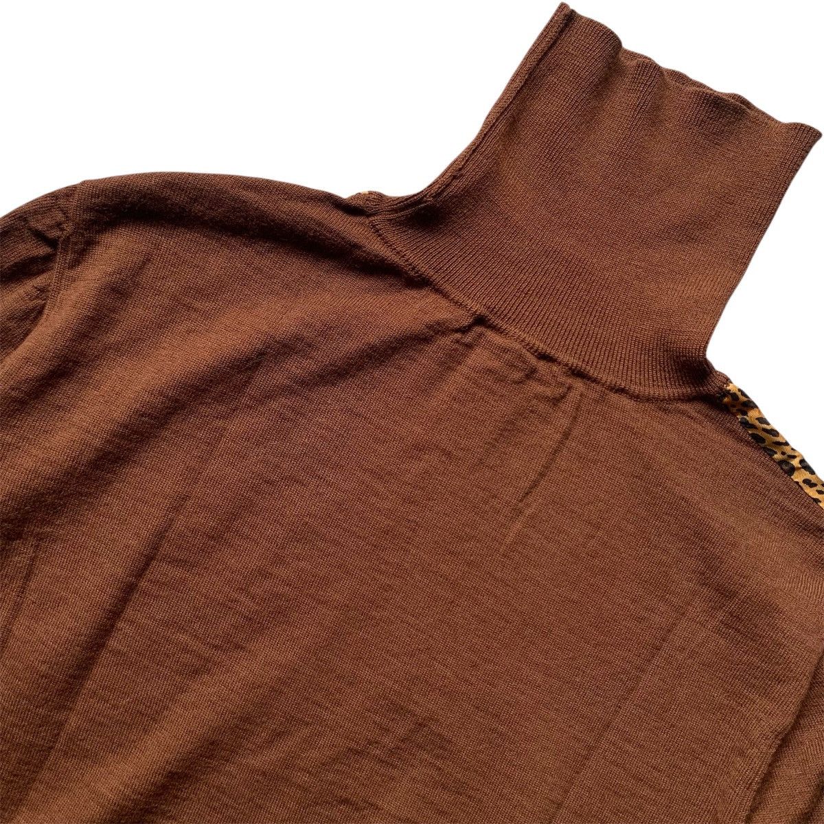 Dior Christian dior sports leopard pattern high neck silk&rayon Size L / US 10 / IT 46 - 8 Thumbnail