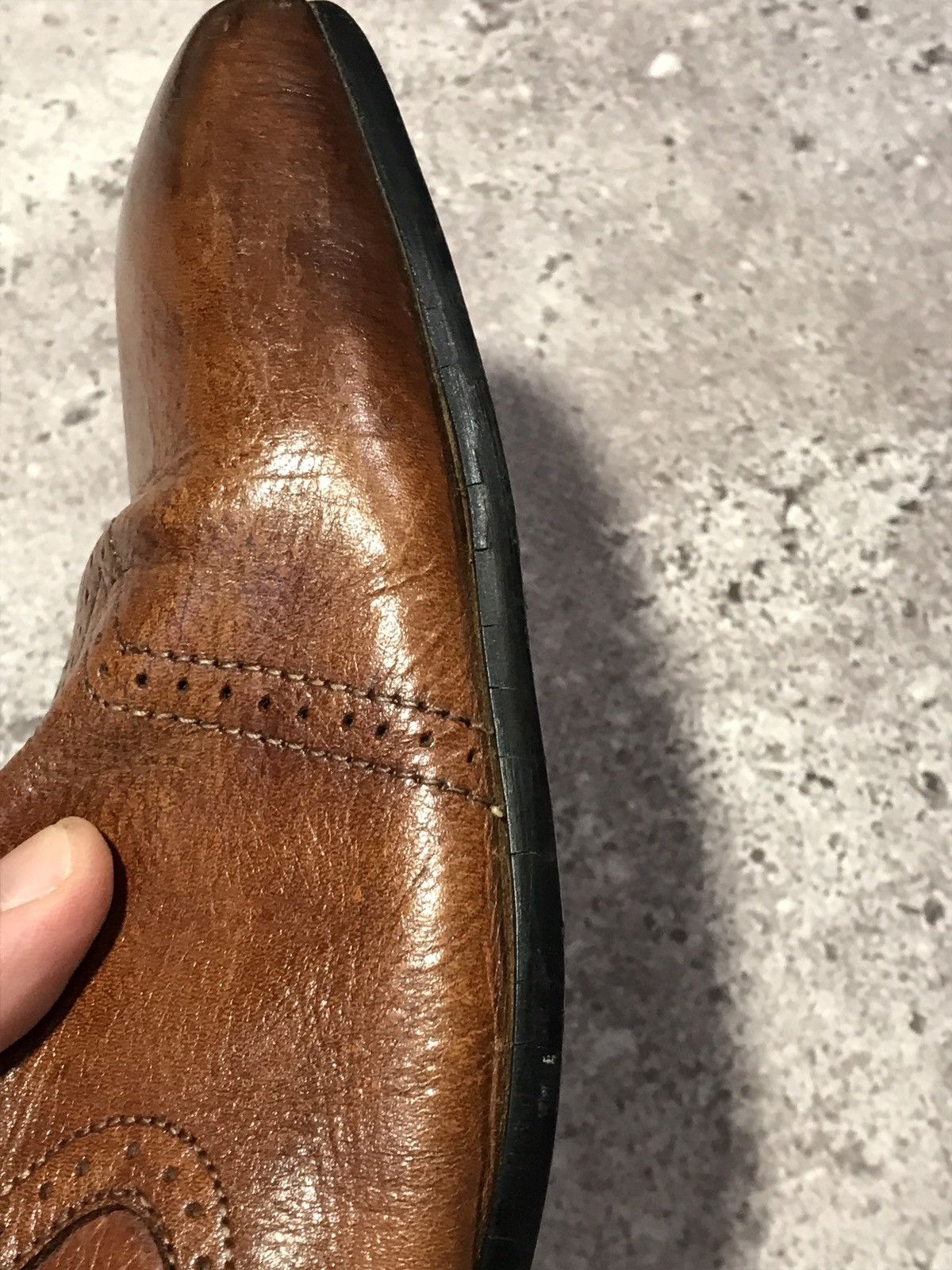 Giorgio Armani × Vintage Vintage Giorgio Armani Leather Boots – Classic Italian 9,5 Size US 9 / EU 42 - 15 Thumbnail