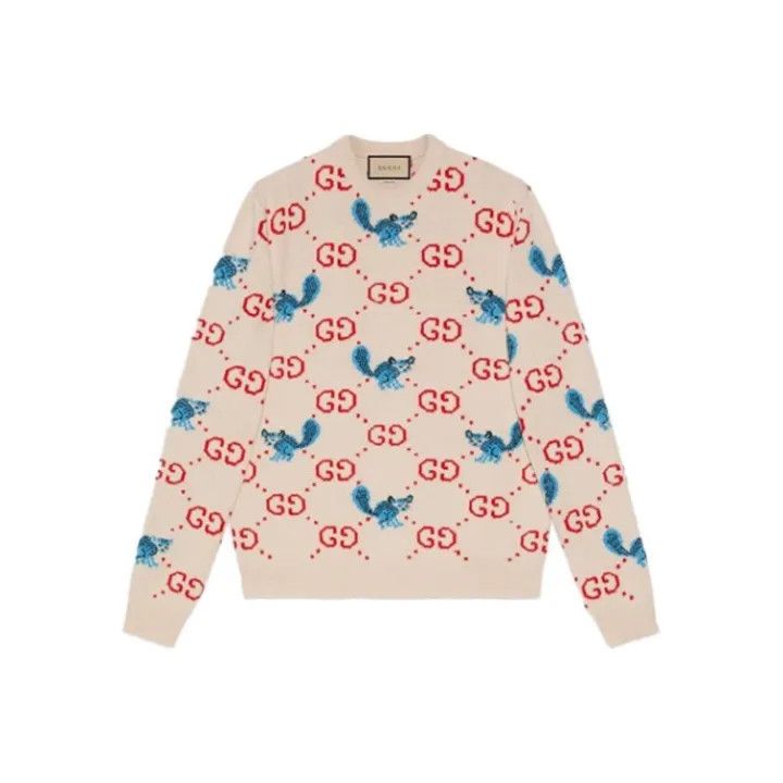Gucci Gucci x Freya Hartas Animal Pattern Sweater Size US S / EU 44-46 / 1 - 1 Thumbnail