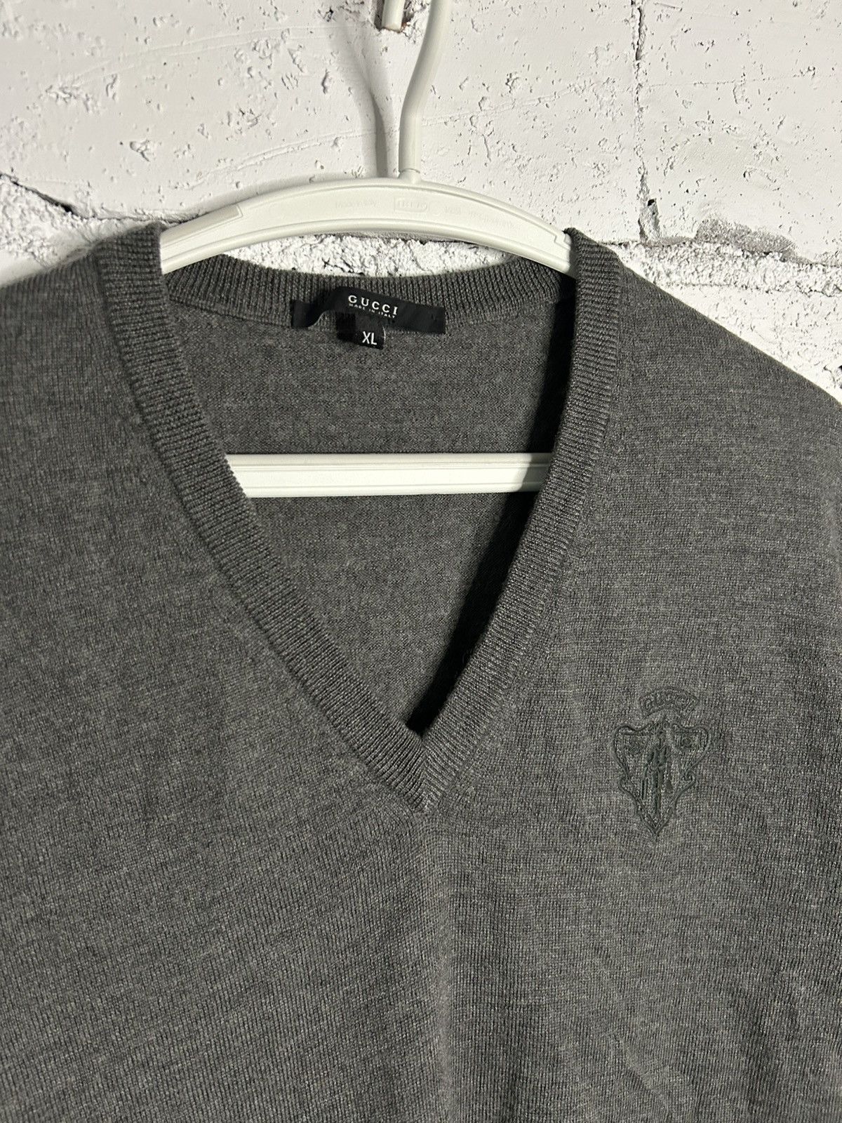 Gucci Gucci merino wool sweater Size US XL / EU 56 / 4 - 4 Thumbnail