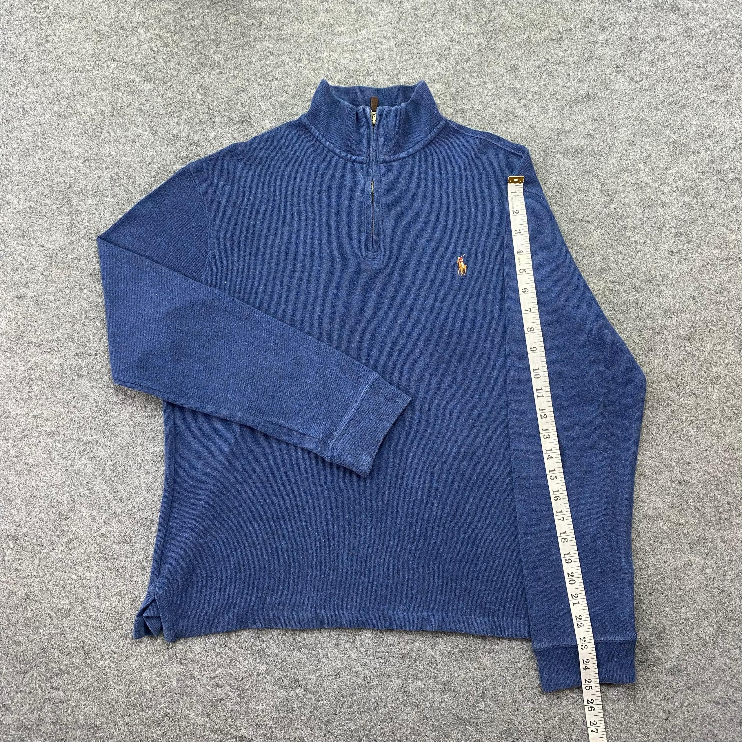 Polo Ralph Lauren Vintage 90s Polo Ralph Lauren Half Zipper Long Sleeve Shirt Size US L / EU 52-54 / 3 - 3 Thumbnail