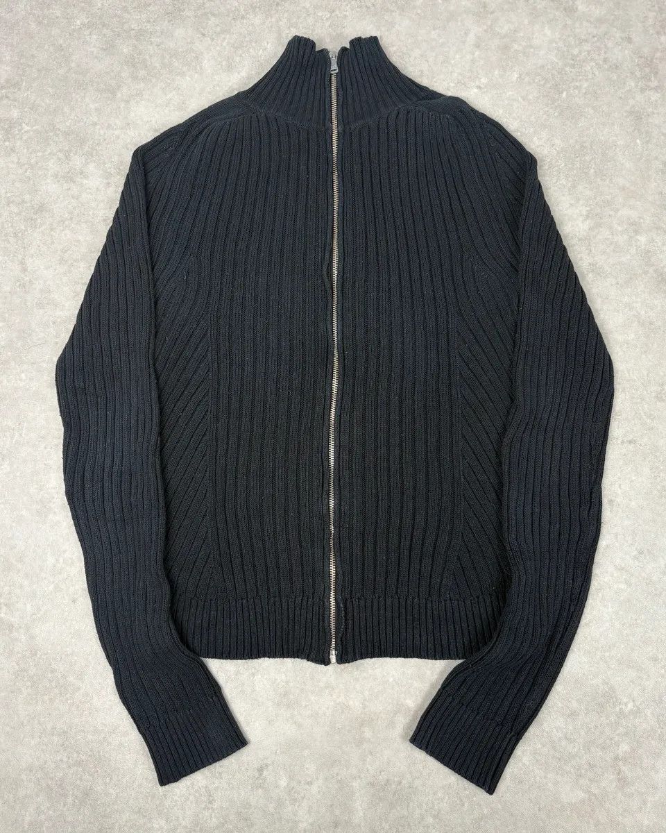 Dolce & Gabbana 2000s Dolce & Gabbana Black Wool Zip-Up Sweater Size US S / EU 44-46 / 1 - 1 Thumbnail