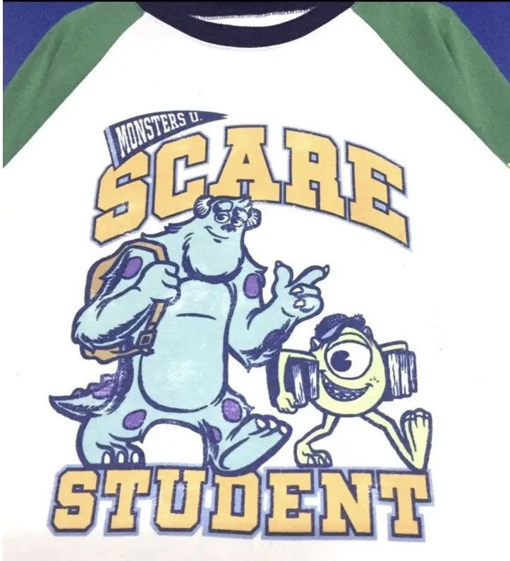 Cartoon Network × Disney × Japanese Brand Vintage Disney Monster University BigLogo Sweatshirt Size US M / EU 48-50 / 2 - 2 Thumbnail