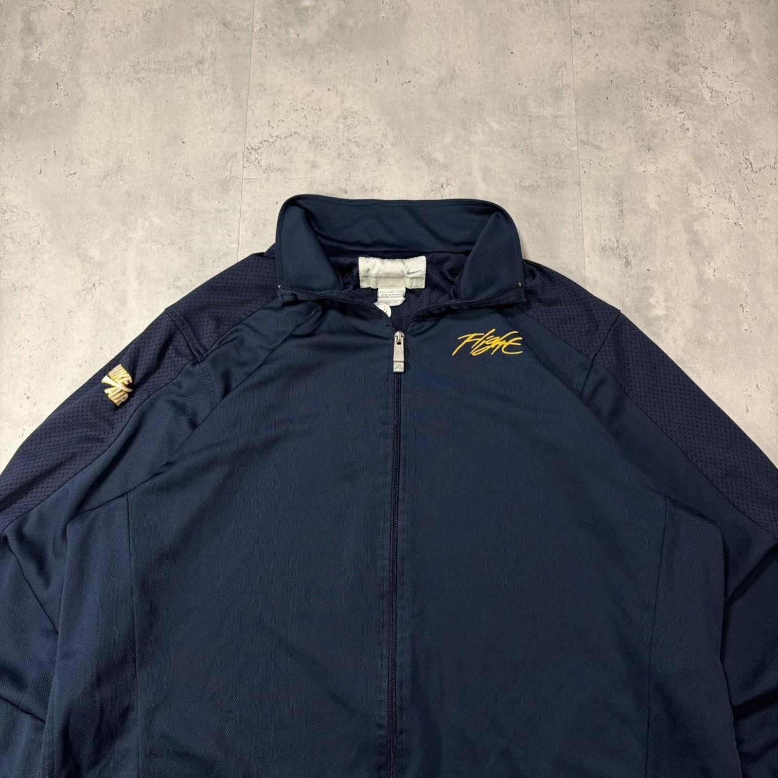 Nike Y2K Navy Nike Flight Dri Fit Zip Up Track Jacket Size US XL / EU 56 / 4 - 3 Thumbnail