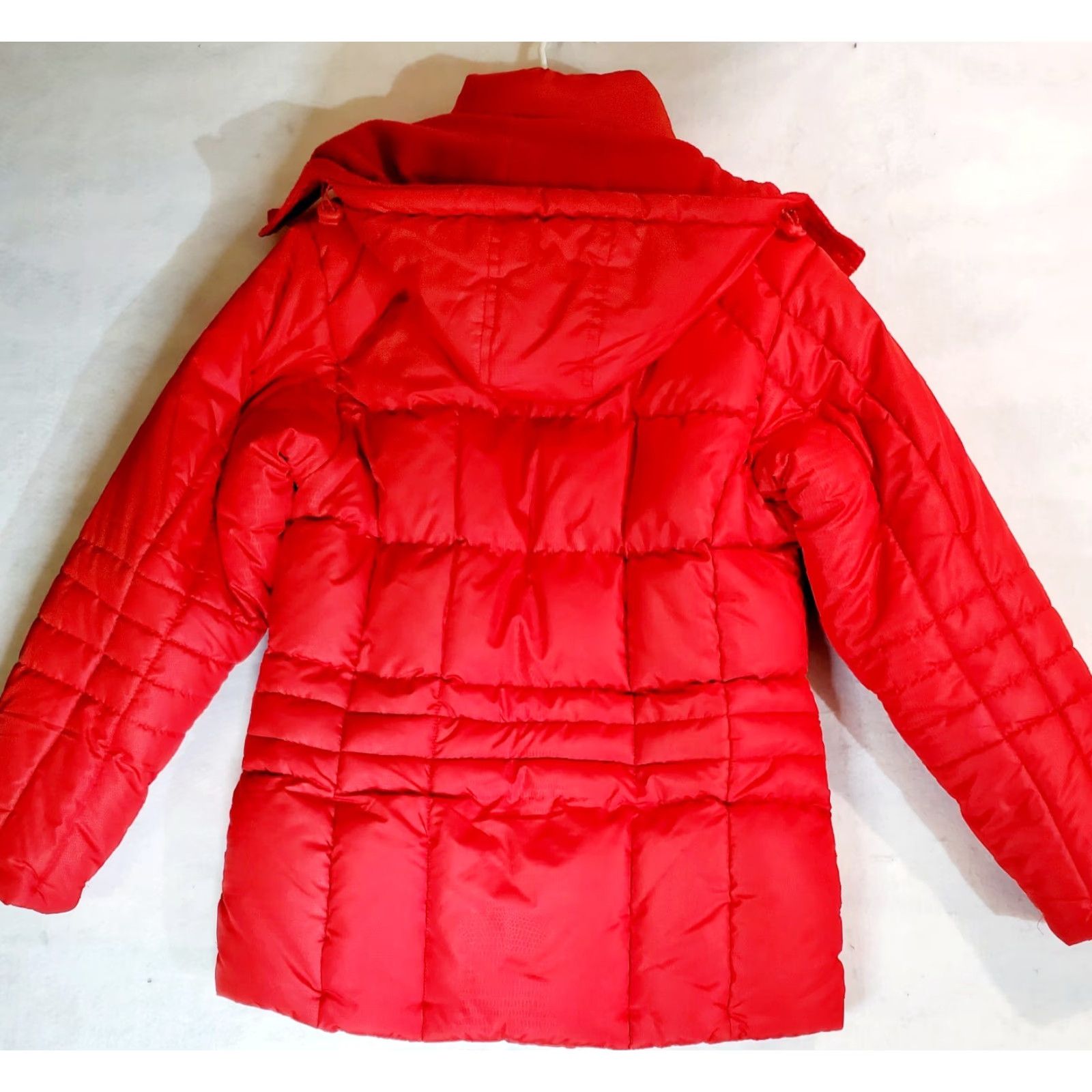 Vintage VINTAGE FLORENCE Extreme Womens Weatherproof Ski Jacket Heavy Lined Hooded Sz Large Red Softshell Parka 90s Womens Jacket/Coat/Outerwear Size L / US 10 / IT 46 - 6 Thumbnail