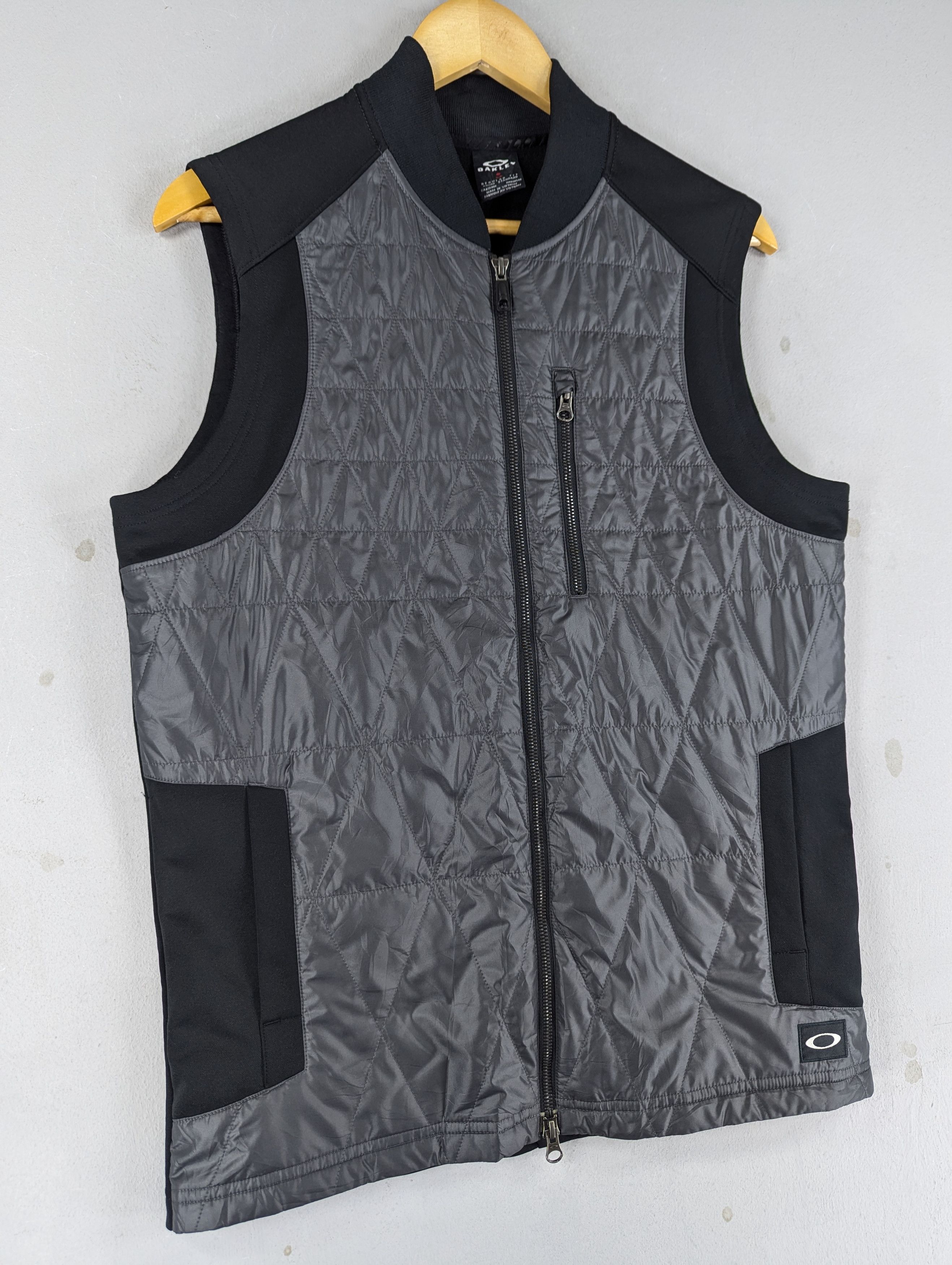 Oakley Men's Oakley Full Zip Quilted Puffer Vest Jacket Size S Size US S / EU 44-46 / 1 - 3 Thumbnail