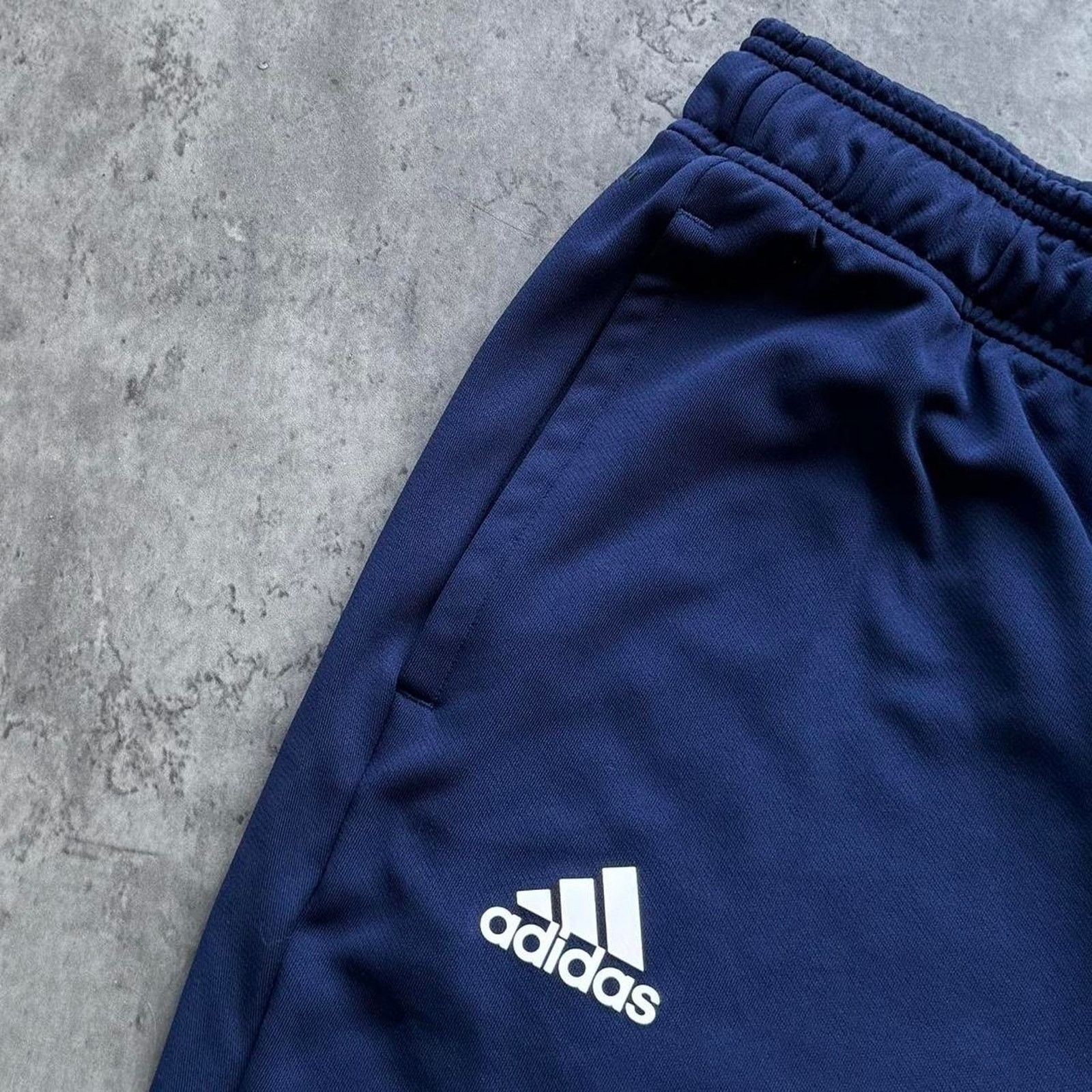 Adidas × Vintage Vintage Y2K Adidas Blue & White Baggy Tech Sweatpants Size US 36 / EU 52 - 3 Thumbnail