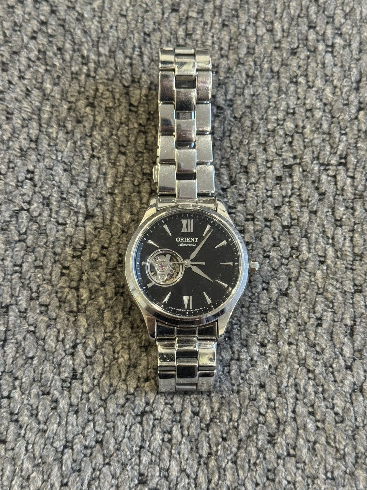 Orient Orient Black/Silver Watch Stela Open Heart Size ONE SIZE - 2 Thumbnail