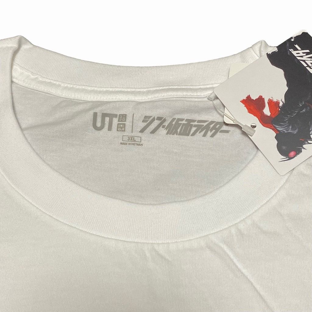 Anime × Japanese Brand SHIN KAMEN RIDER × UNIQLO Tee White Size US XXL / EU 58 / 5 - 4 Thumbnail