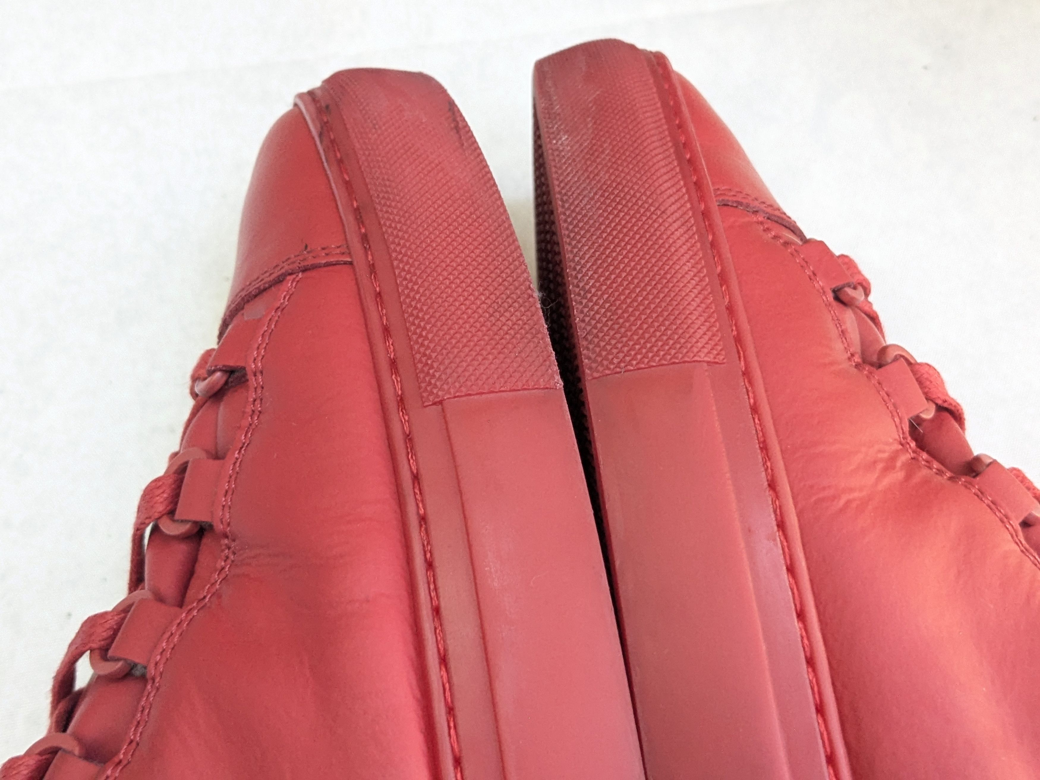 Balenciaga Balenciaga Arena Sneakers Red 10 High Tops Leather Size US 10 / EU 43 - 10 Thumbnail