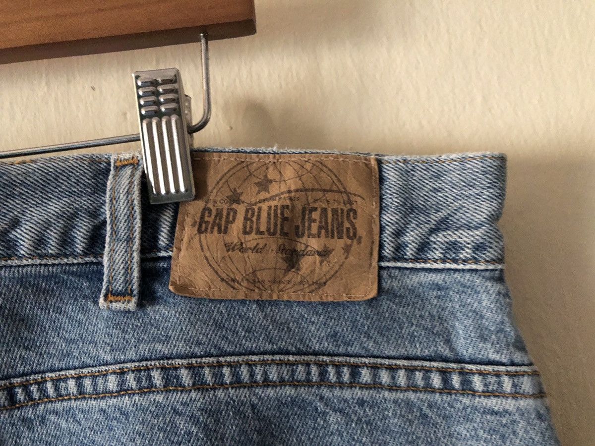 Gap × Vintage Vintage Gap Usa Baggy Denim Jeans Hip Hop Size US 39 - 8 Thumbnail