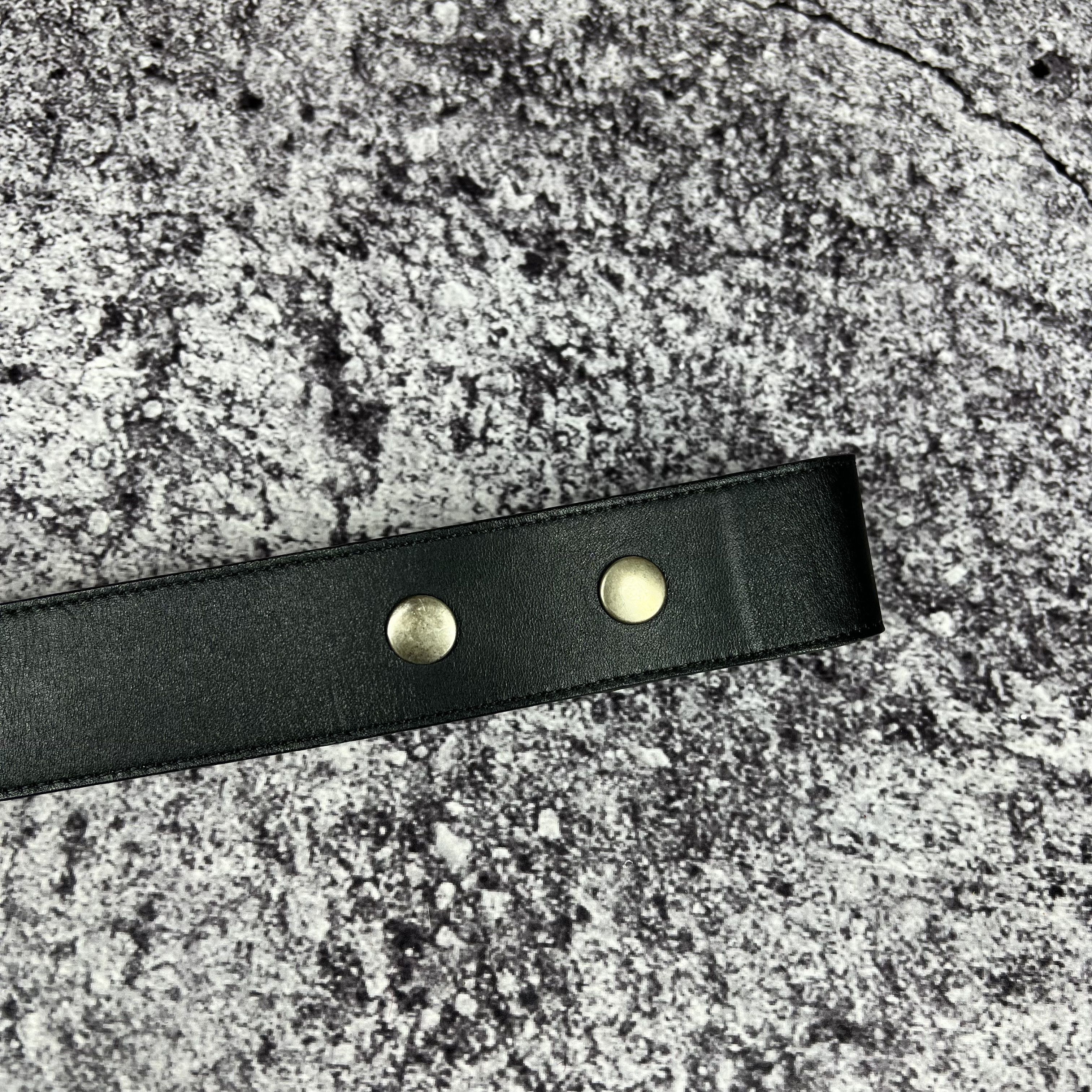 Bally Bally Belt Leather Italy Style Chrome Hearts Size 95 / 38 Size ONE SIZE - 3 Thumbnail