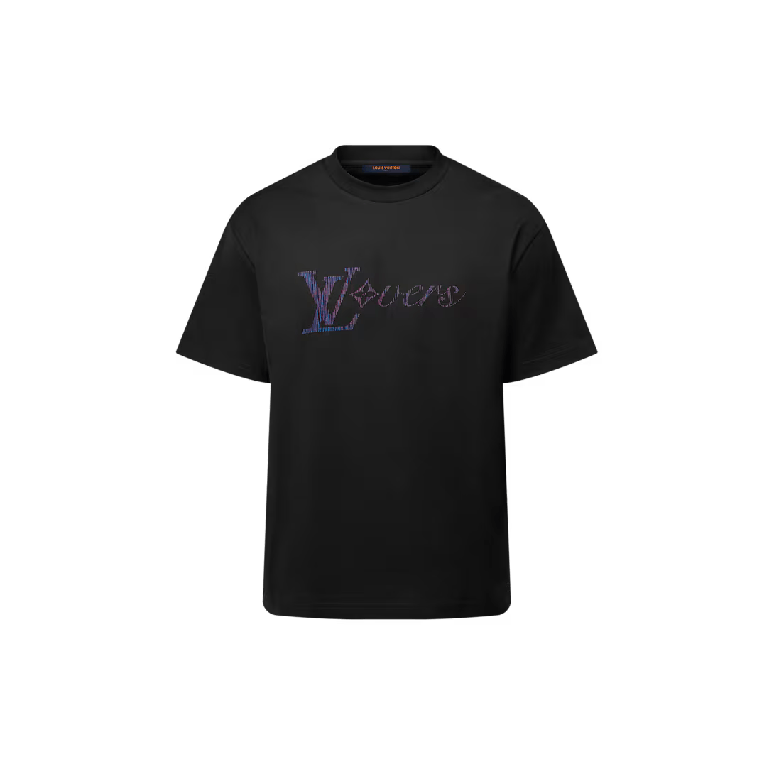 Louis Vuitton Lovers LV Iridescent Vers Graphic Logo T-Shirt