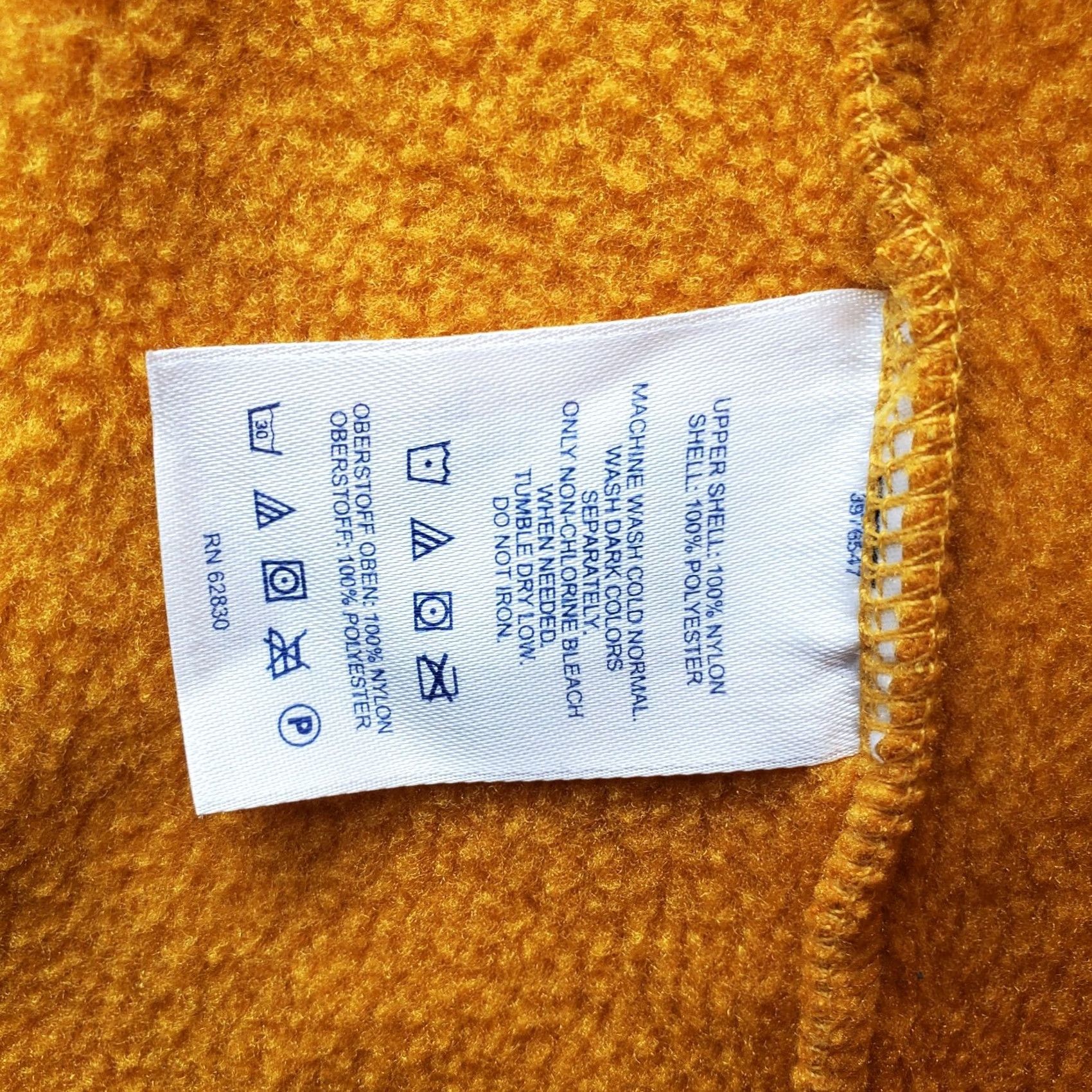Lands' End Lands' End Full-Zip Fleece Jacket Mens 42-44 Multicolor Chest Pocket Activewear Jacket Mens 42-44 Multicolor Chest Pocket Size US XS / EU 42 / 0 - 7 Thumbnail