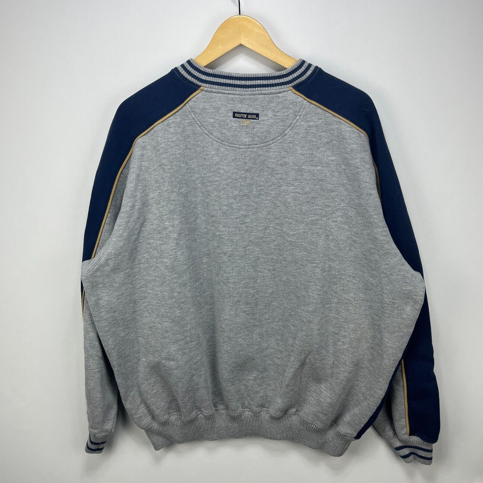 Vintage Vintage '90s Notre Dame Fighting University Sweatshirt XL Size US XL / EU 56 / 4 - 9 Thumbnail