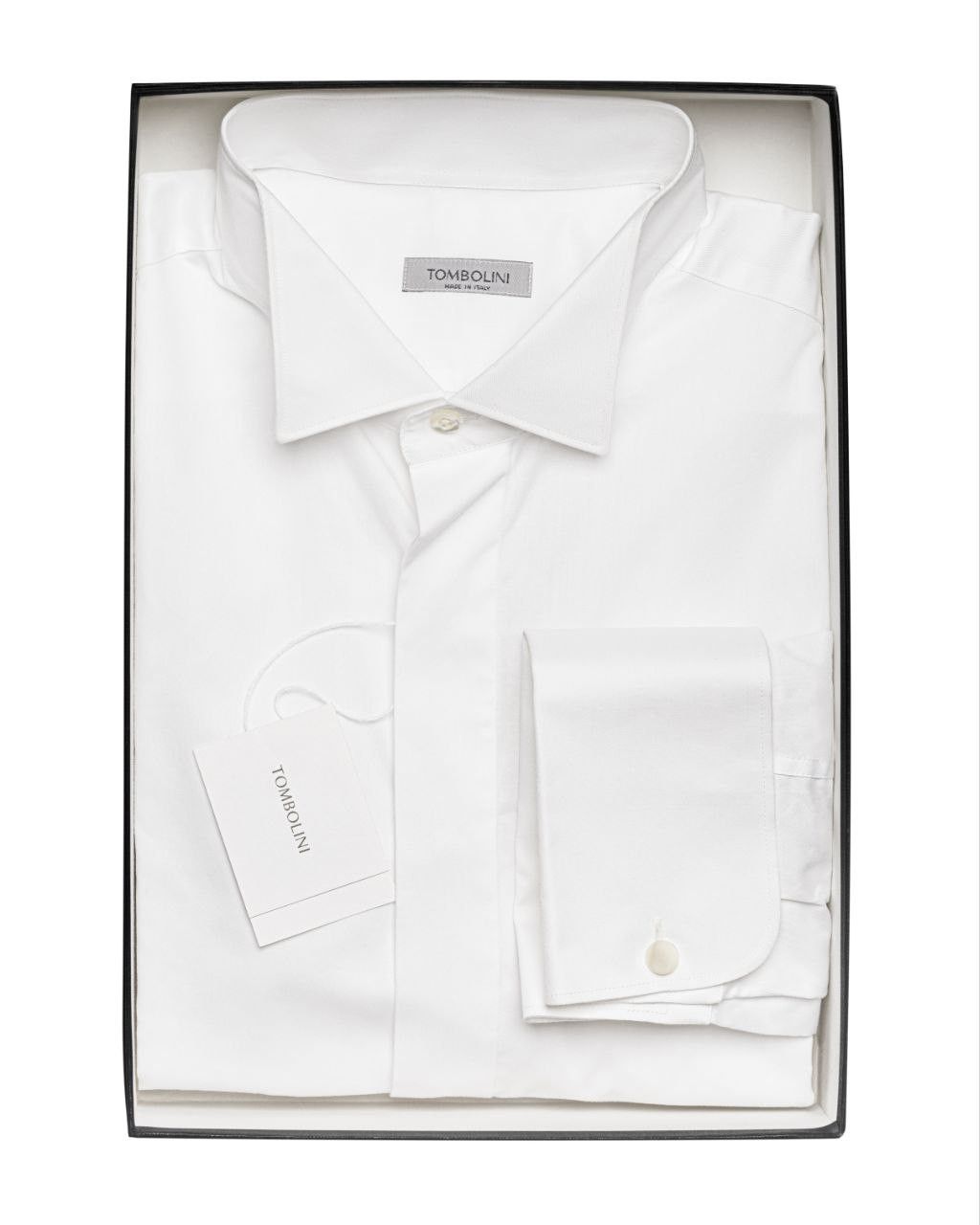 Tombolini TOMBOLINI / Classic French Cuff Dress Shirt Size US L / EU 52-54 / 3 - 2 Thumbnail