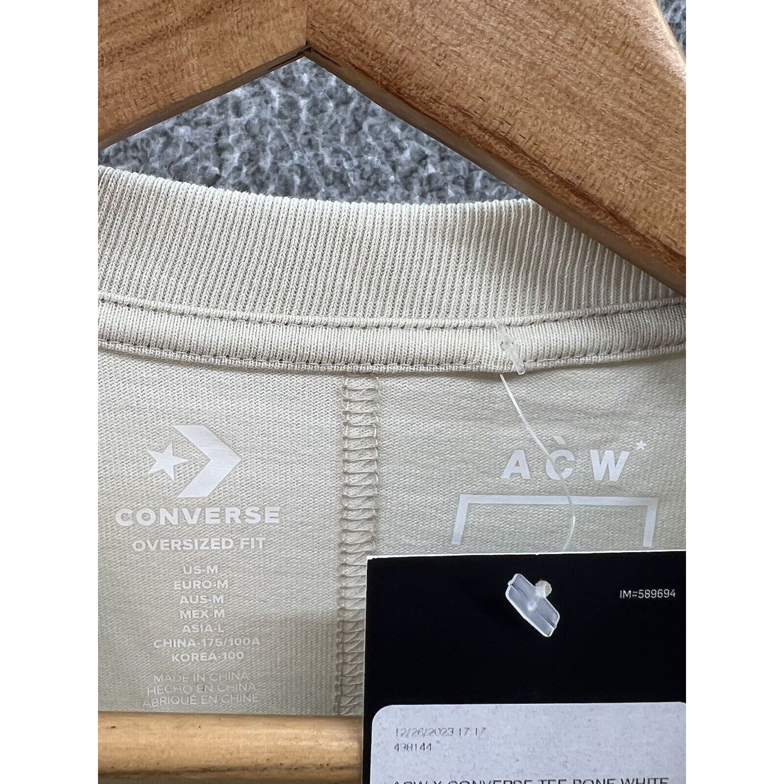 Converse Converse A COLD WALL Bone White Reflective Men’s Size Medium Size US M / EU 48-50 / 2 - 3 Thumbnail