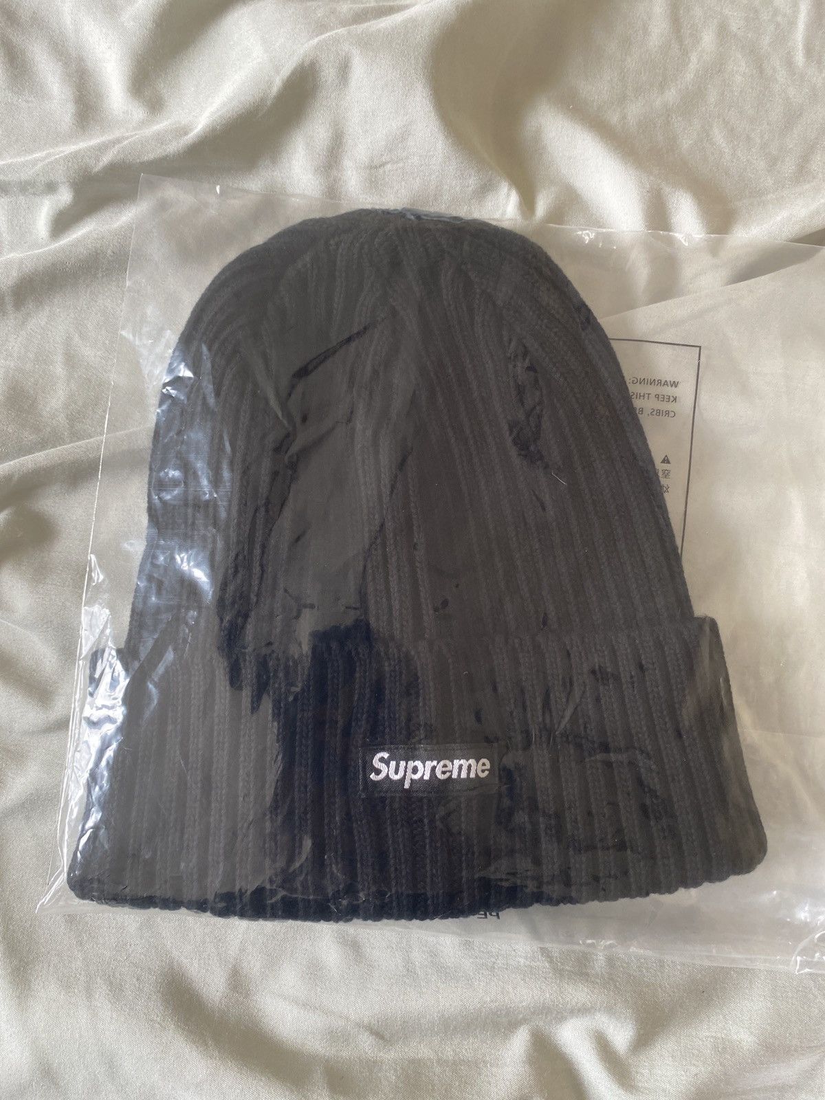 image of Supreme Beanie Beenie in Black, Men's