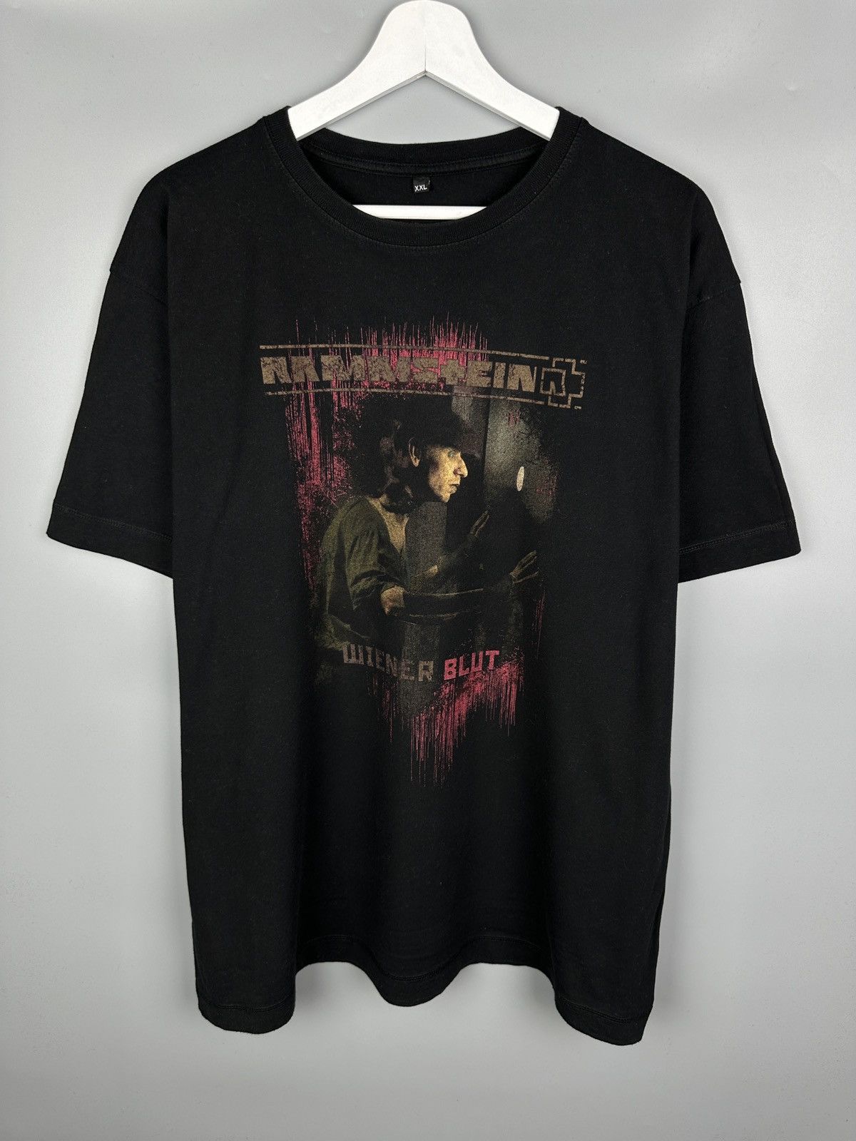 Band Tees Rammstein Wiener Blut Graphic Metal Rock T Shirt Tee Size US XL / EU 56 / 4 - 1 Thumbnail