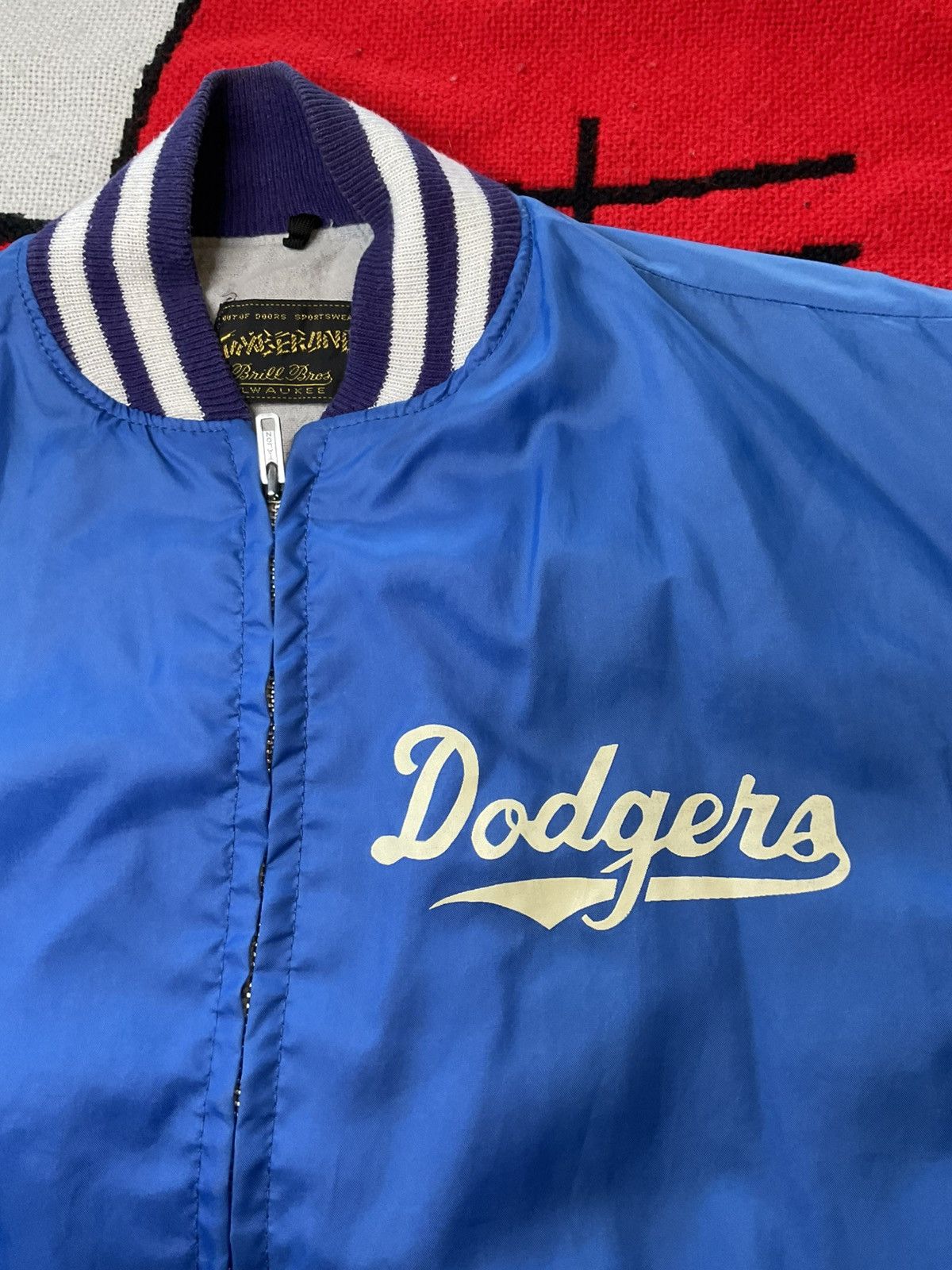 Vintage Vintage MLB Los Angeles Dodgers bomber jacket xs Size US XXS / EU 40 - 3 Thumbnail