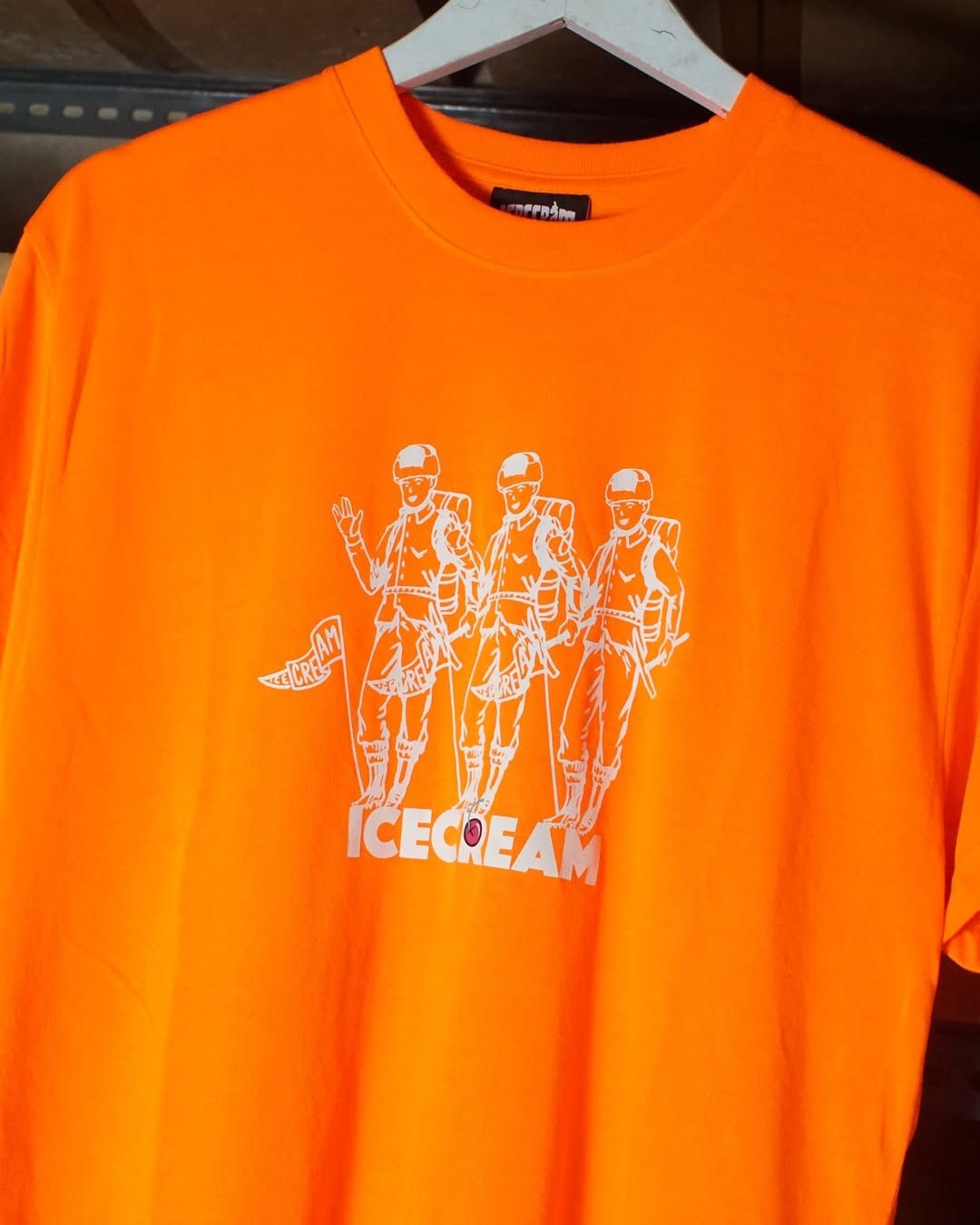Icecream Billionaire Boys Club Icecream Neon Orange SS T-Shirt Size US L / EU 52-54 / 3 - 4 Thumbnail