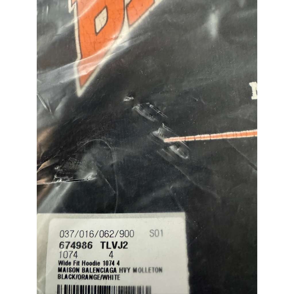 Balenciaga o1rshd1 Hoodie in Black Size US XL / EU 56 / 4 - 16 Thumbnail