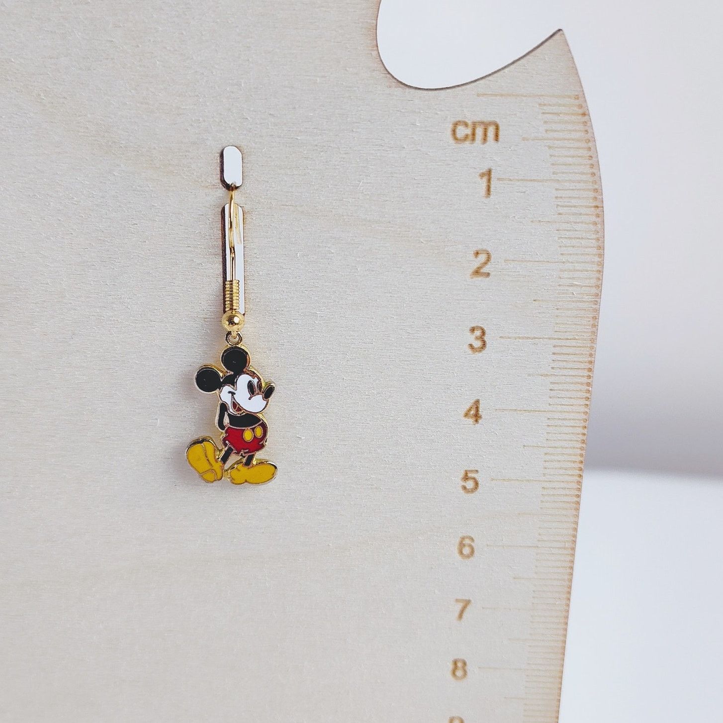 Disney Disney Mickey Mouse Dangle Enamel Earrings Red Shorts Size ONE SIZE - 7 Thumbnail