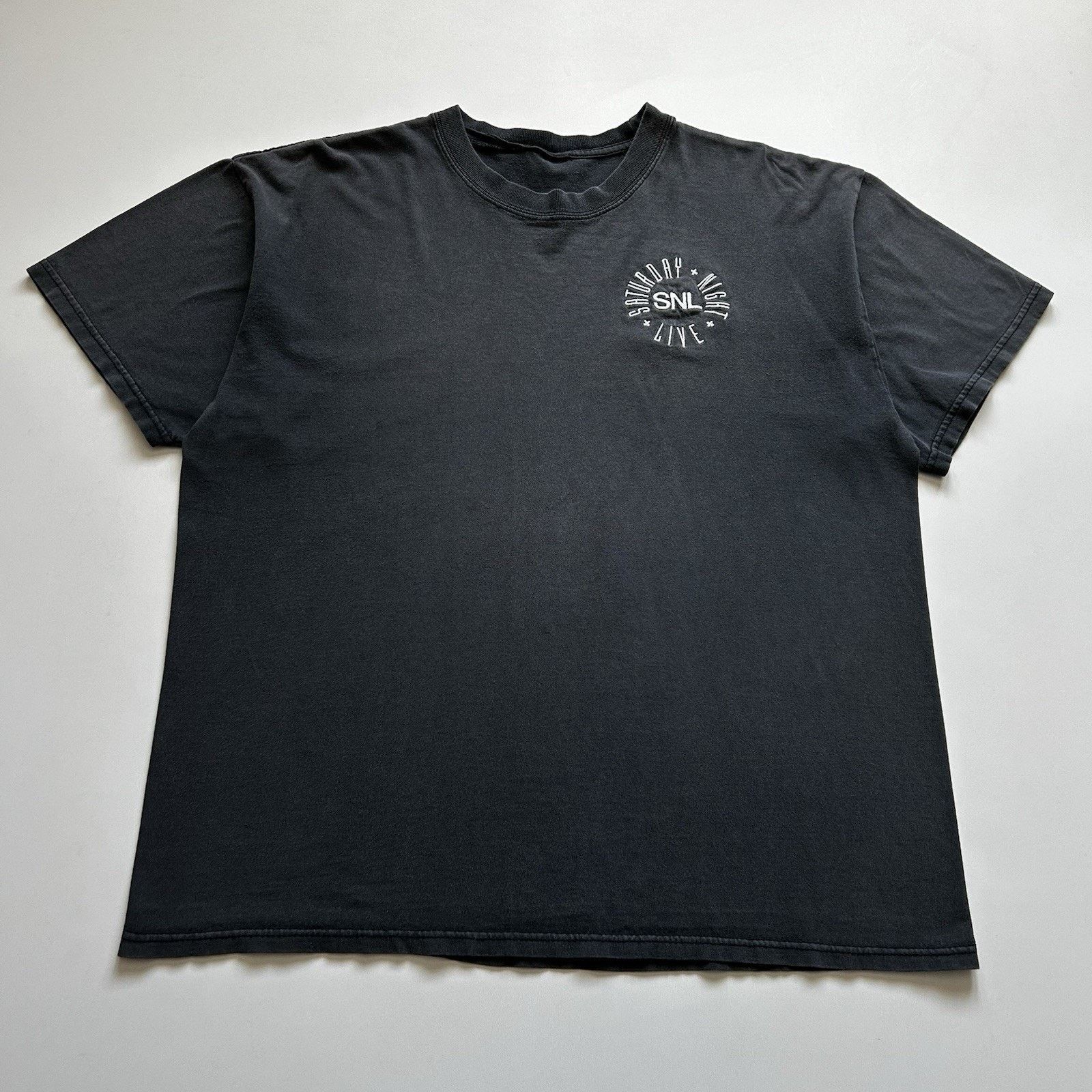 Vintage 90s Saturday Night Live SNL T-Shirt XL Faded Black