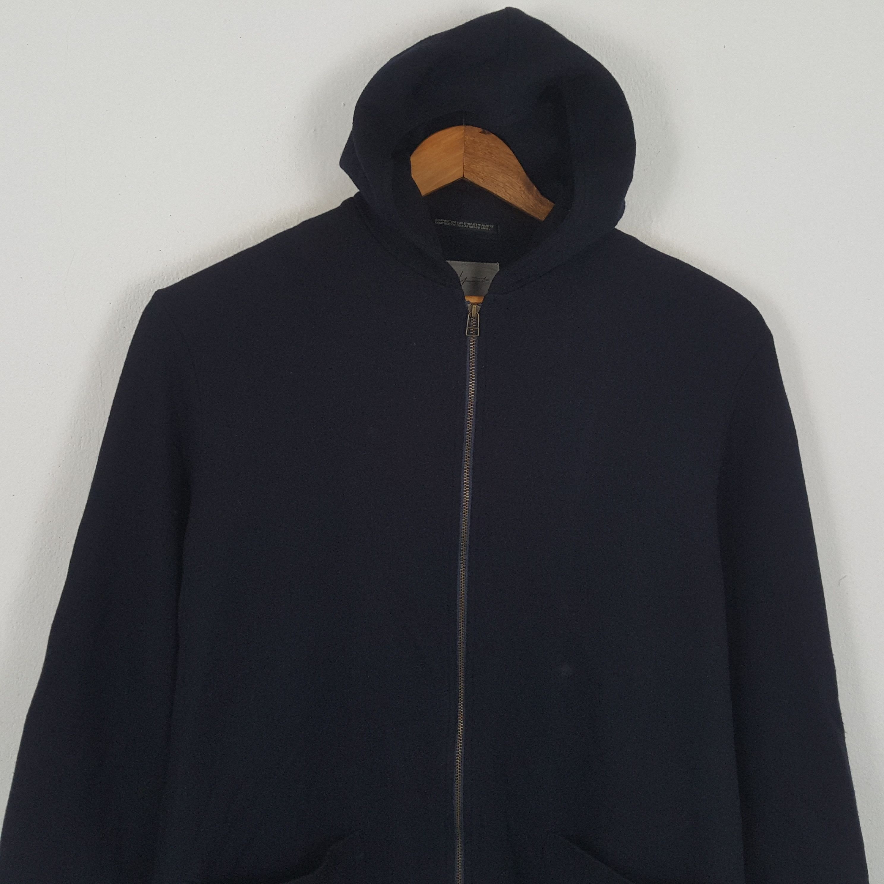 Japanese Brand × Vintage × Yohji Yamamoto Vintage YOHJI YAMAMOTO Japanese Designer Brand Hoodies Size US L / EU 52-54 / 3 - 2 Thumbnail