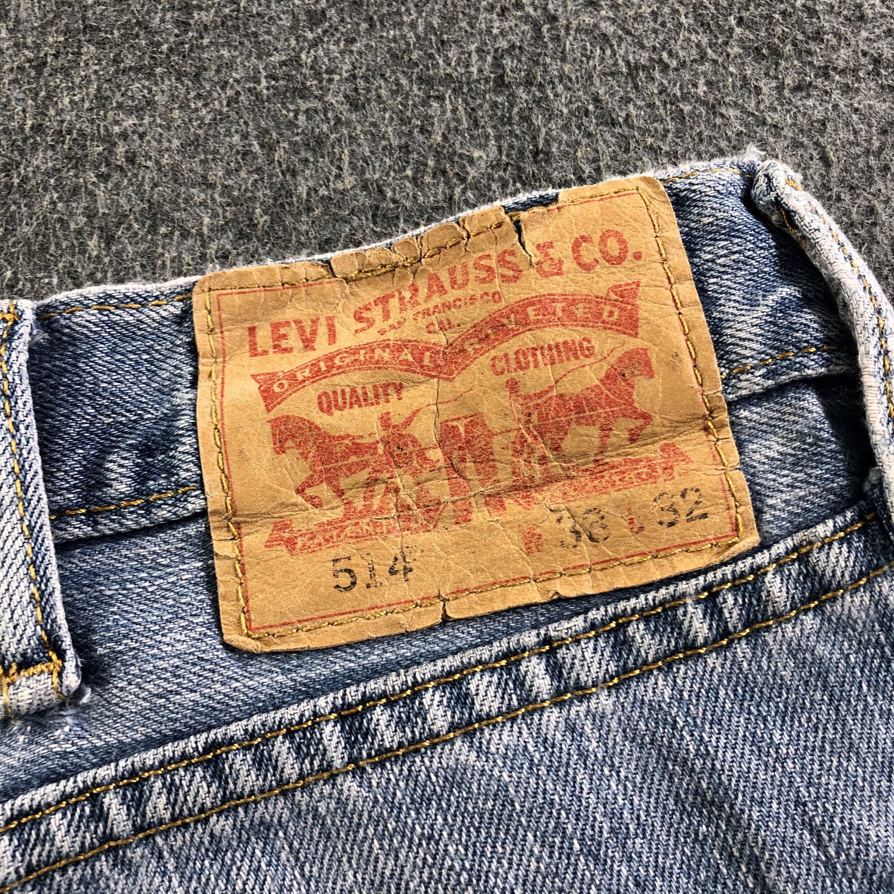 Levi's Vintage Light Wash Levis 514 Jeans-J3500 Size US 40 / EU 56 - 5 Thumbnail