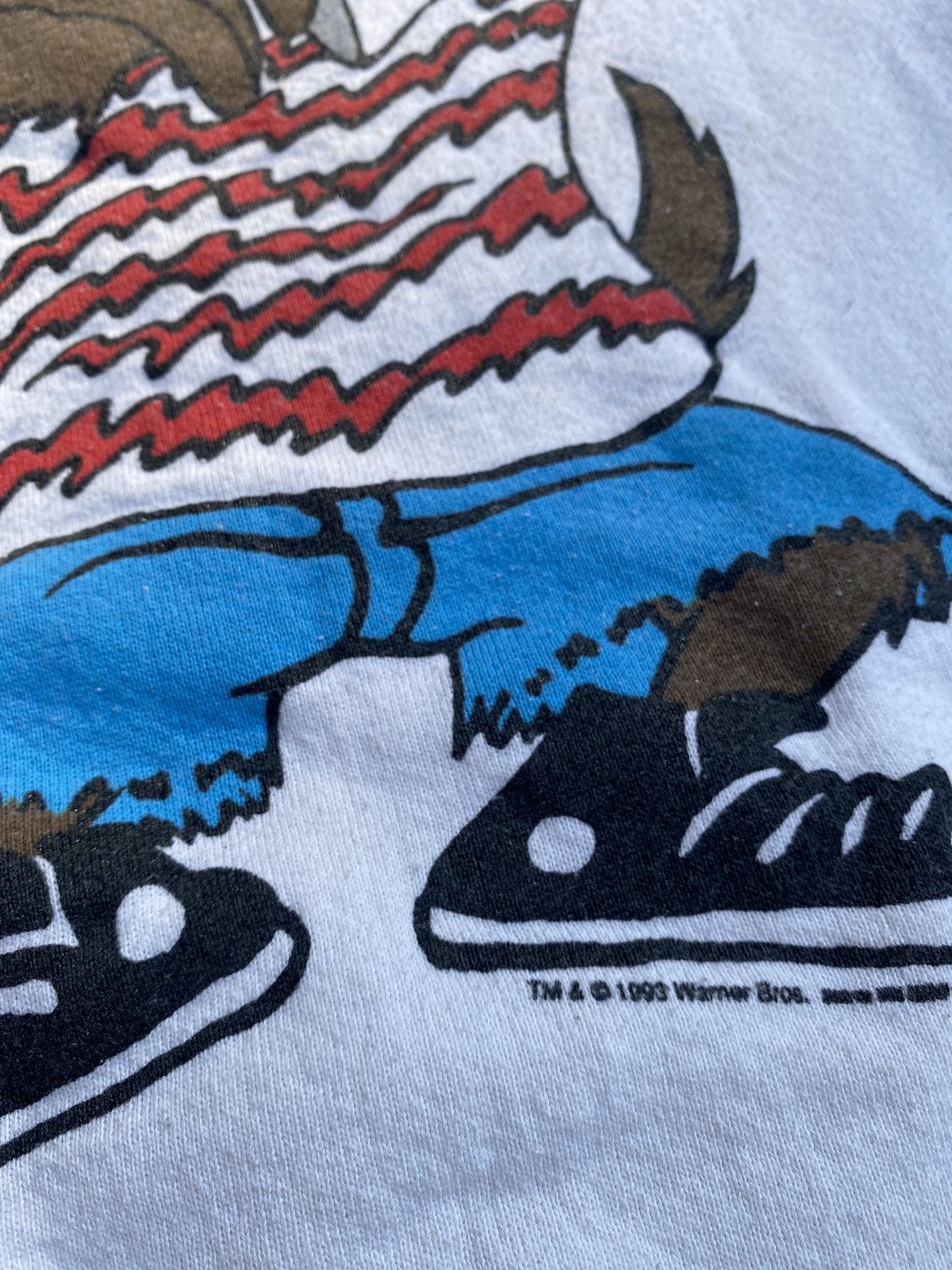 Vintage × Warner Bros Vintage 90s Taz Looney Tunes sweatshirt sz L Size US L / EU 52-54 / 3 - 4 Thumbnail