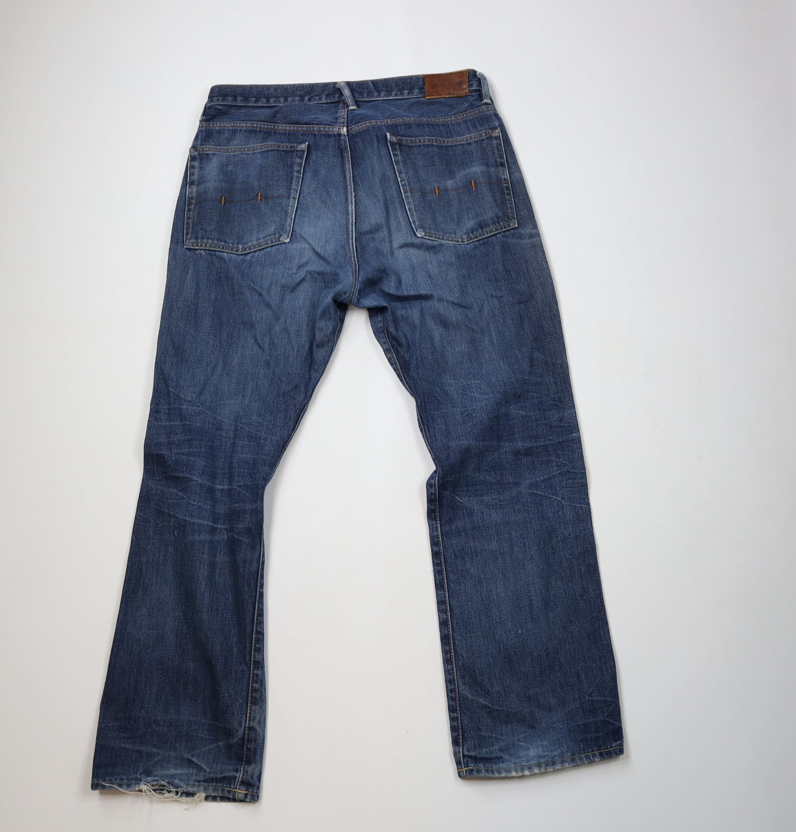 Ralph Lauren × Vintage Vintage Ralph Lauren Vintage Cut Wide Leg Denim Jeans Size US 36 / EU 52 - 10 Thumbnail