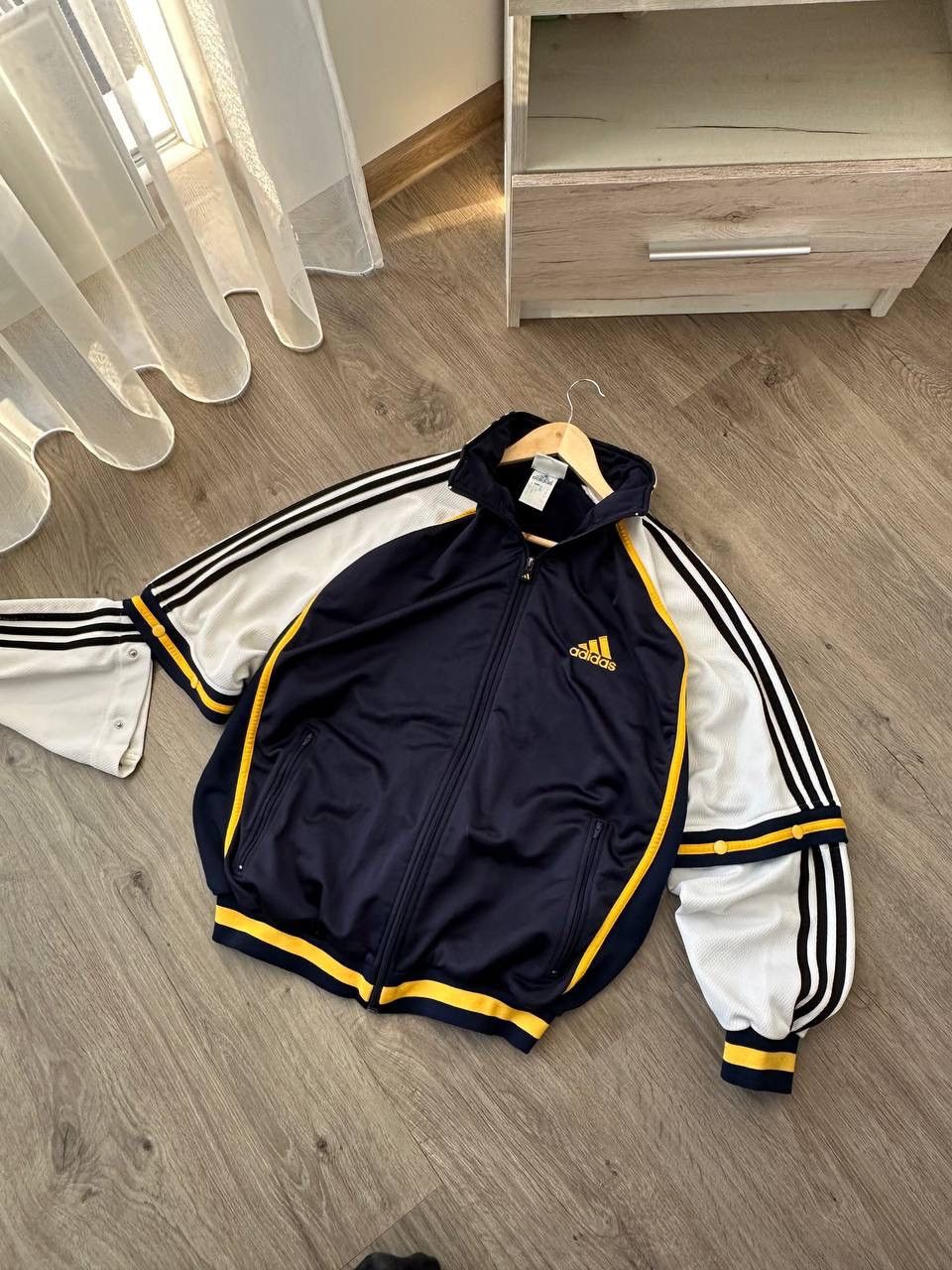 Adidas × Vintage Vintage Adidas Transforms Sportswear Full Zip Hoodie Size US L / EU 52-54 / 3 - 11 Thumbnail
