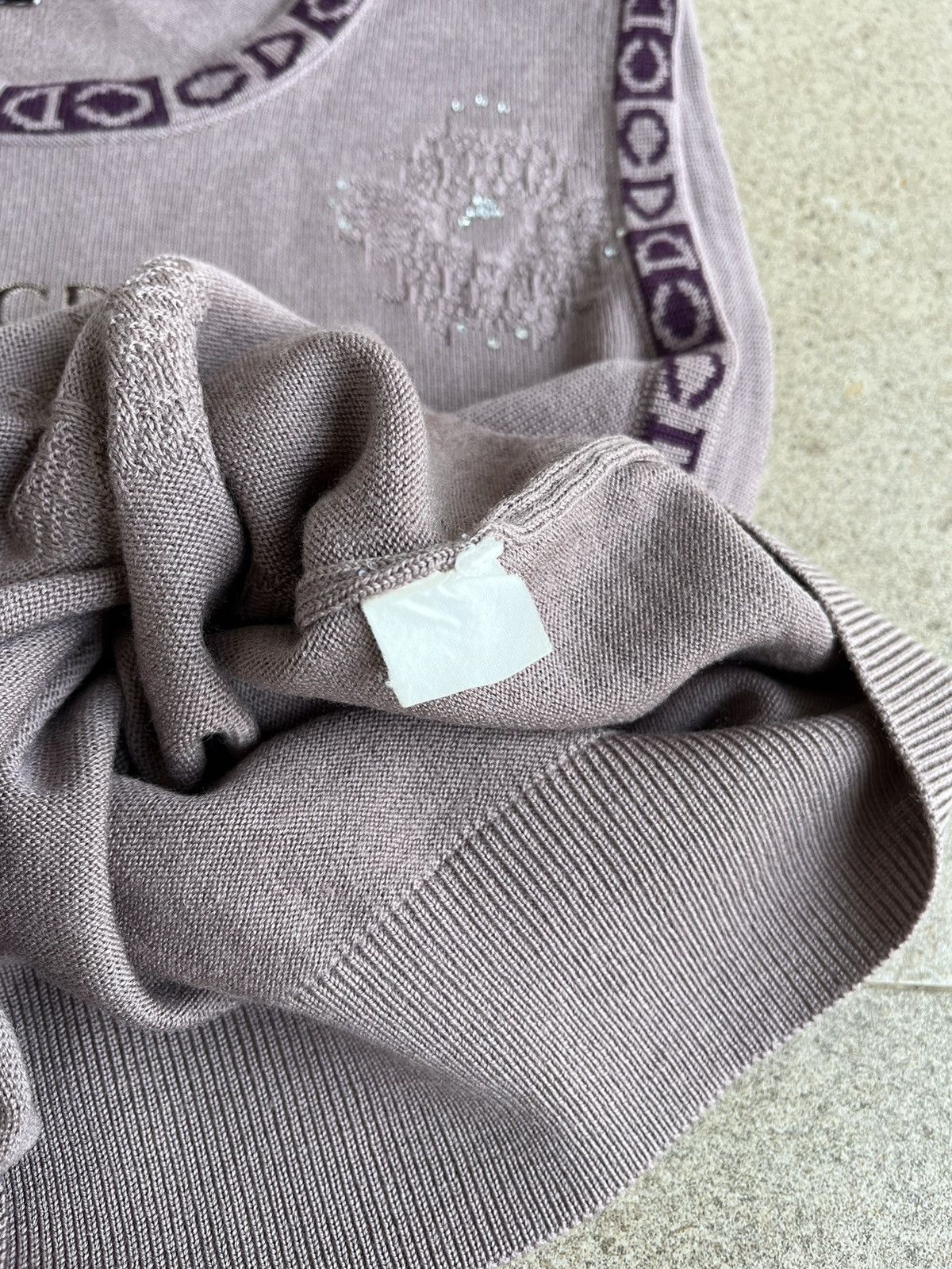 Vintage Christian Dior Sports Vest Knitwear Women"s Center Logo Size S / US 4 / IT 40 - 7 Thumbnail