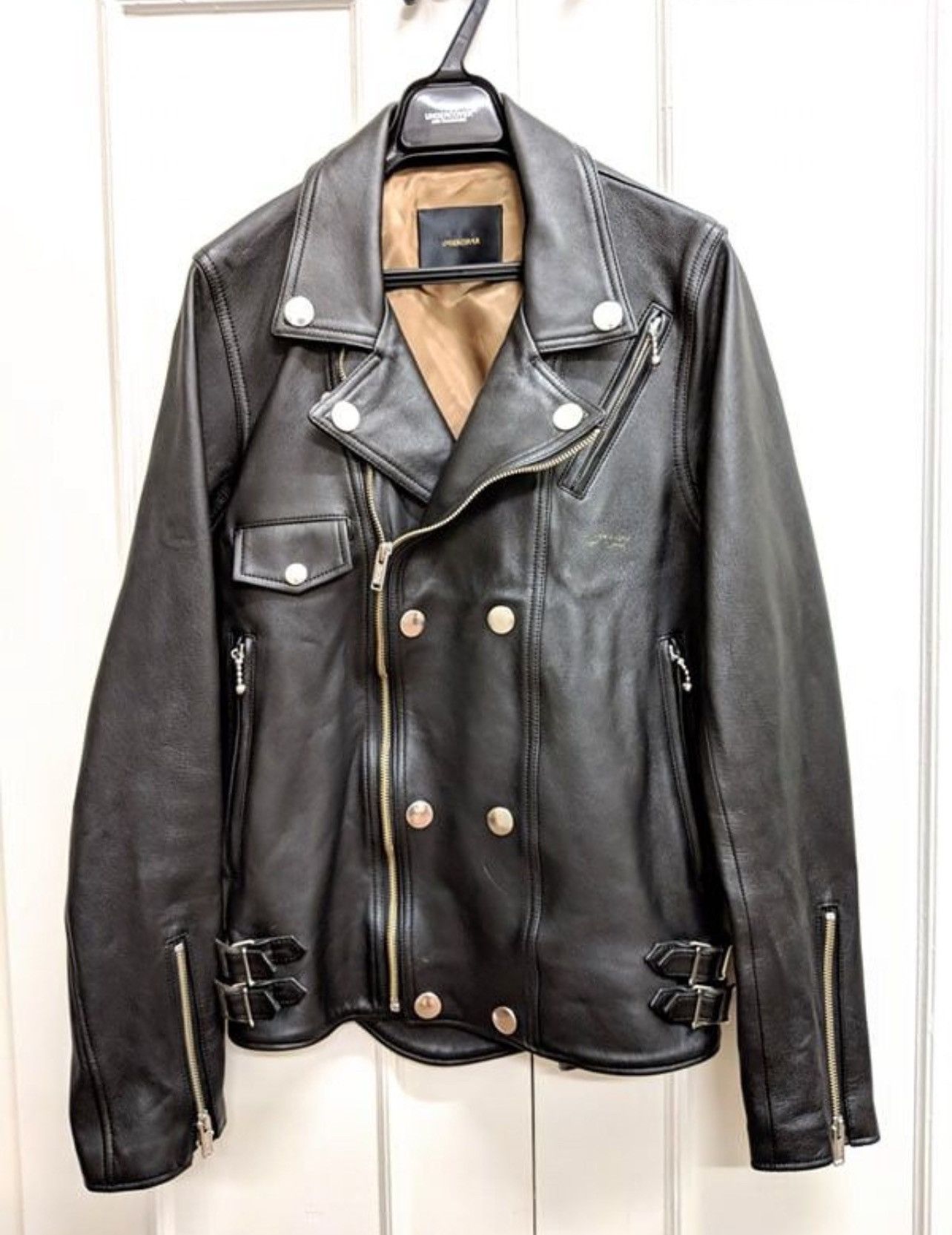 Undercover Roughed Out Double Leather Jacket Size US M / EU 48-50 / 2 - 2 Thumbnail