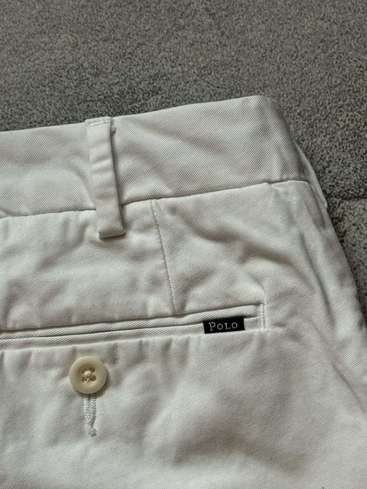 Polo Ralph Lauren × Vintage Polo Ralph Lauren 32/32 white chino pant trouser Jean stretc Size US 32 / EU 48 - 5 Thumbnail
