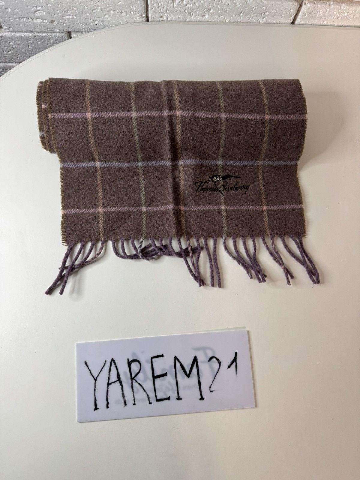 Other Thomas Burberry scarf Size ONE SIZE - 1 Thumbnail