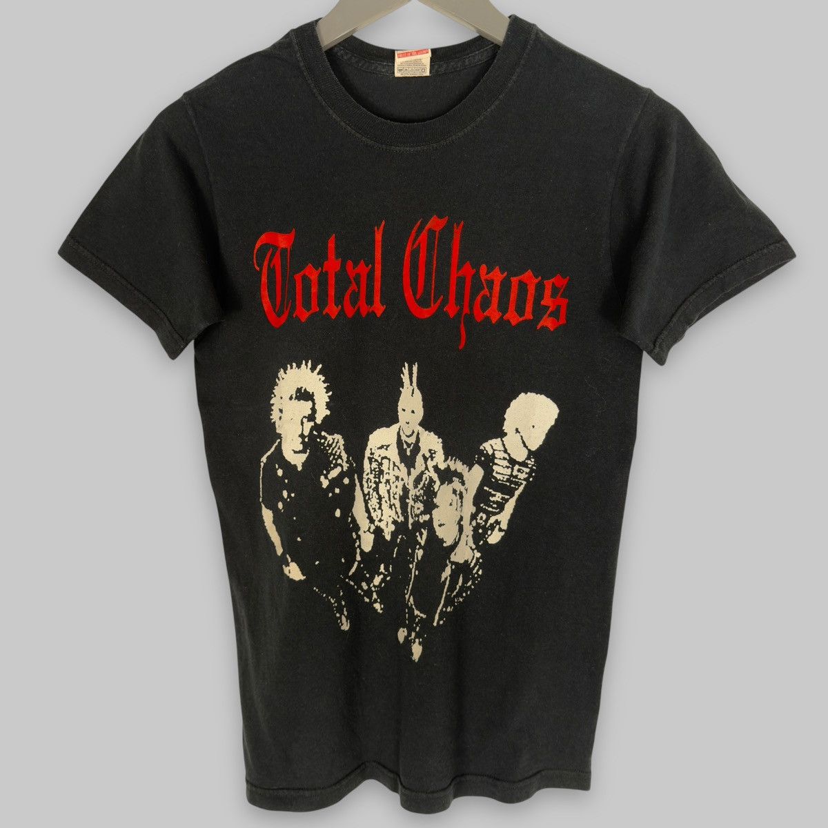 Vintage Total Chaos Punk Band Screen Stars T Shirt