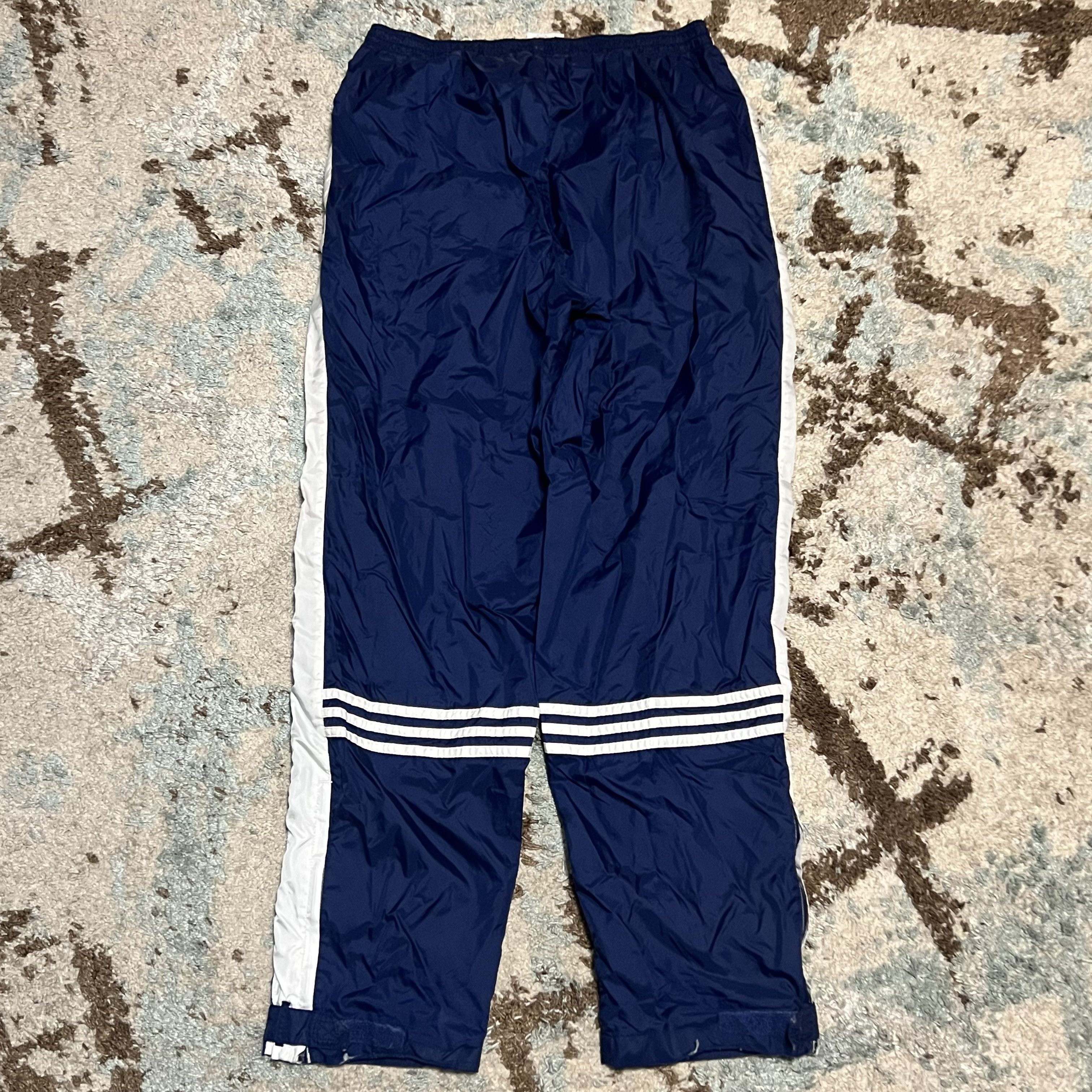 Adidas × Vintage Vintage 90s Adidas Fleece Lined Track Pants Size Large Size US 34 / EU 50 - 2 Thumbnail