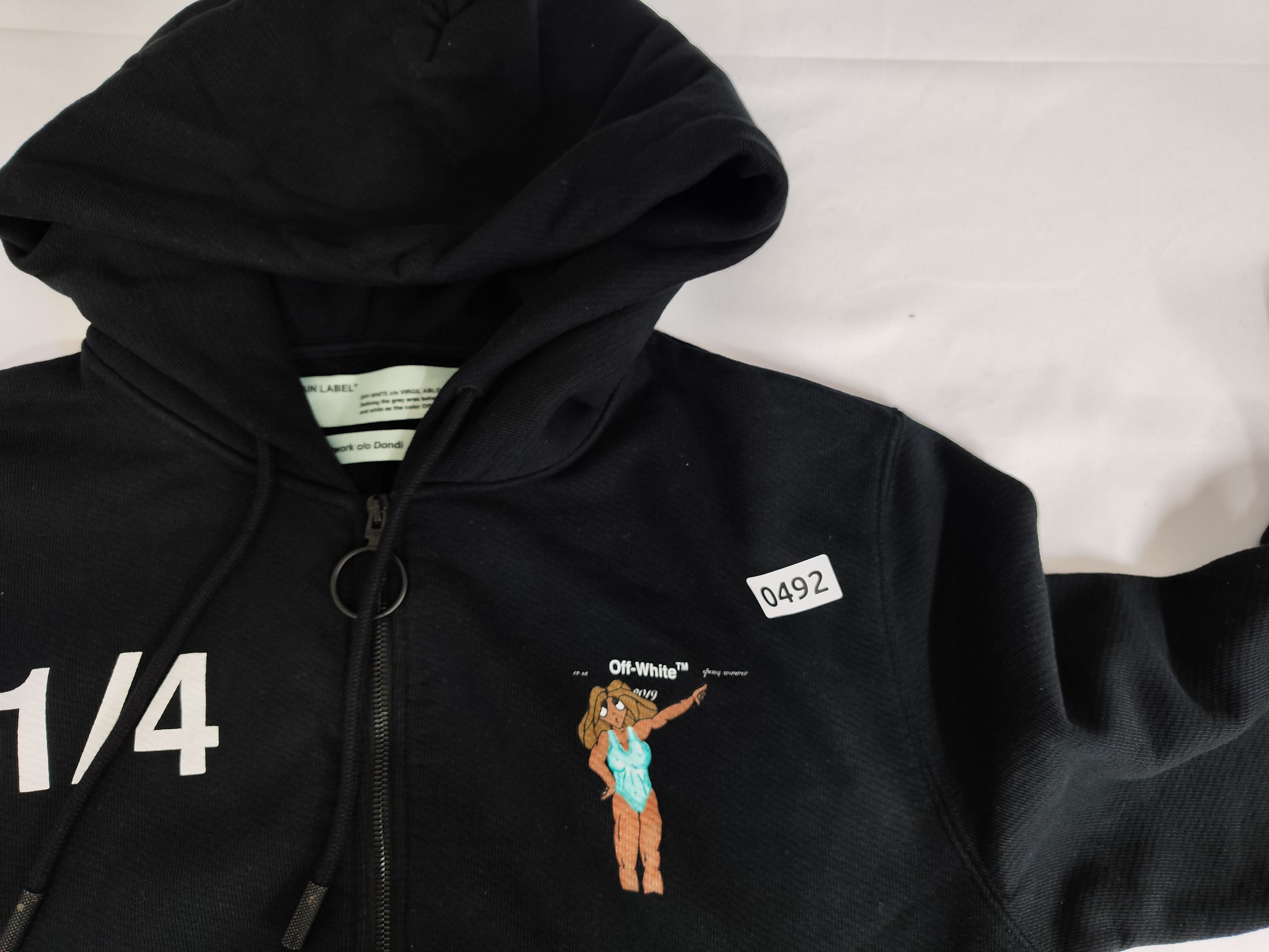 Off-White Off-White "Dondi Graffiti Zip Hoodie" Size US M / EU 48-50 / 2 - 10 Thumbnail