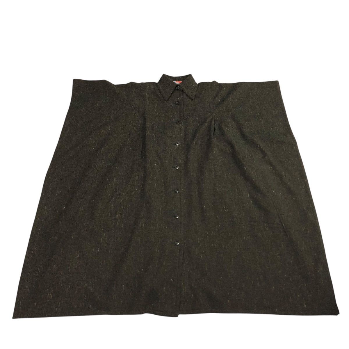 Issey Miyake 🔥VINTAGE 70’s ISSEY MIYAKE WOOL HERRINGBONE LONG CLOAKS Size US L / EU 52-54 / 3 - 13 Thumbnail