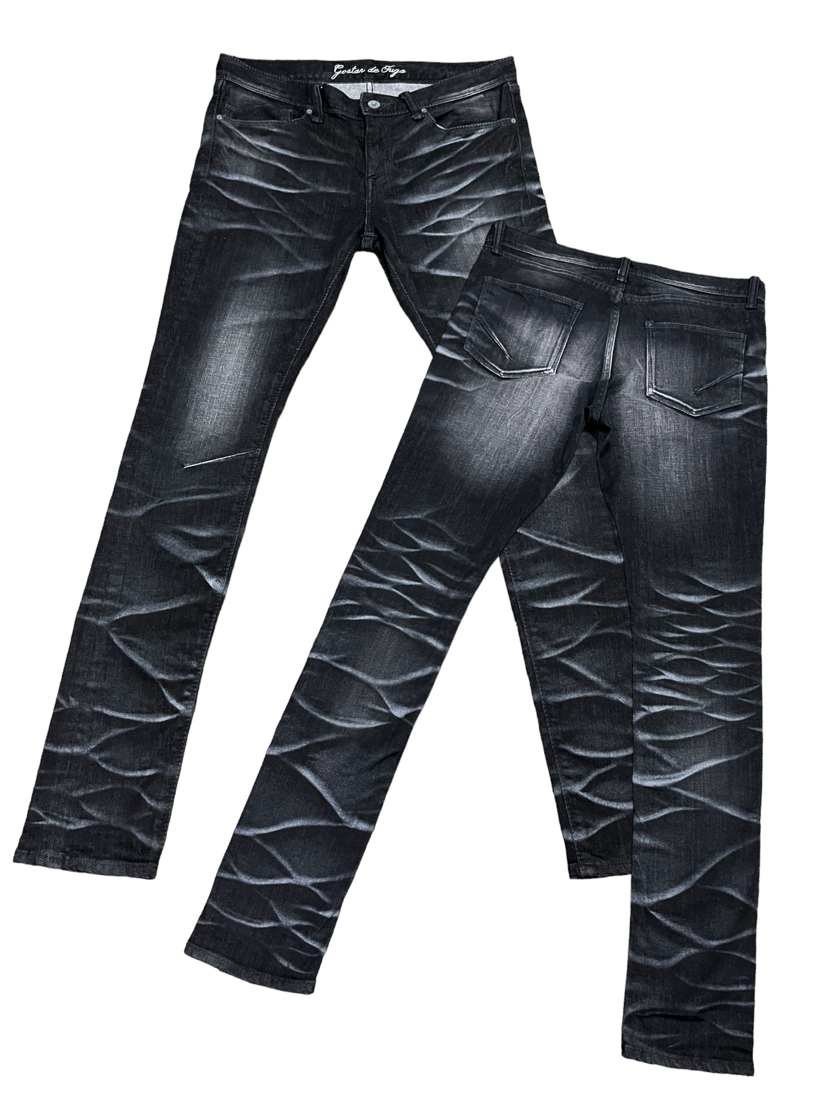 GOSTAR DE FUGA 💥GOSTAR DE FUGA Designer Punk Skinny Stretch Denim Size US 29 - 1 Thumbnail